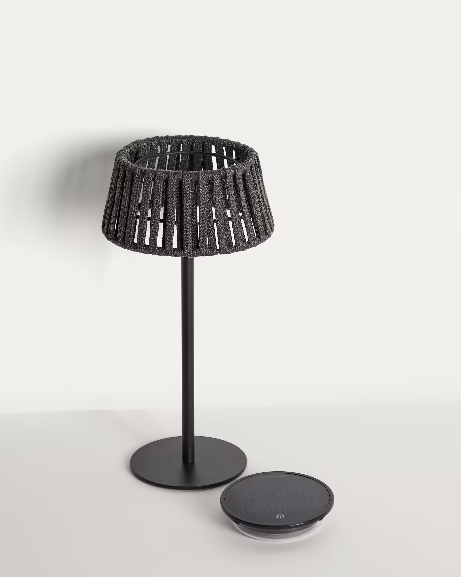 Solar-Gartenlampe ALDET schwarz