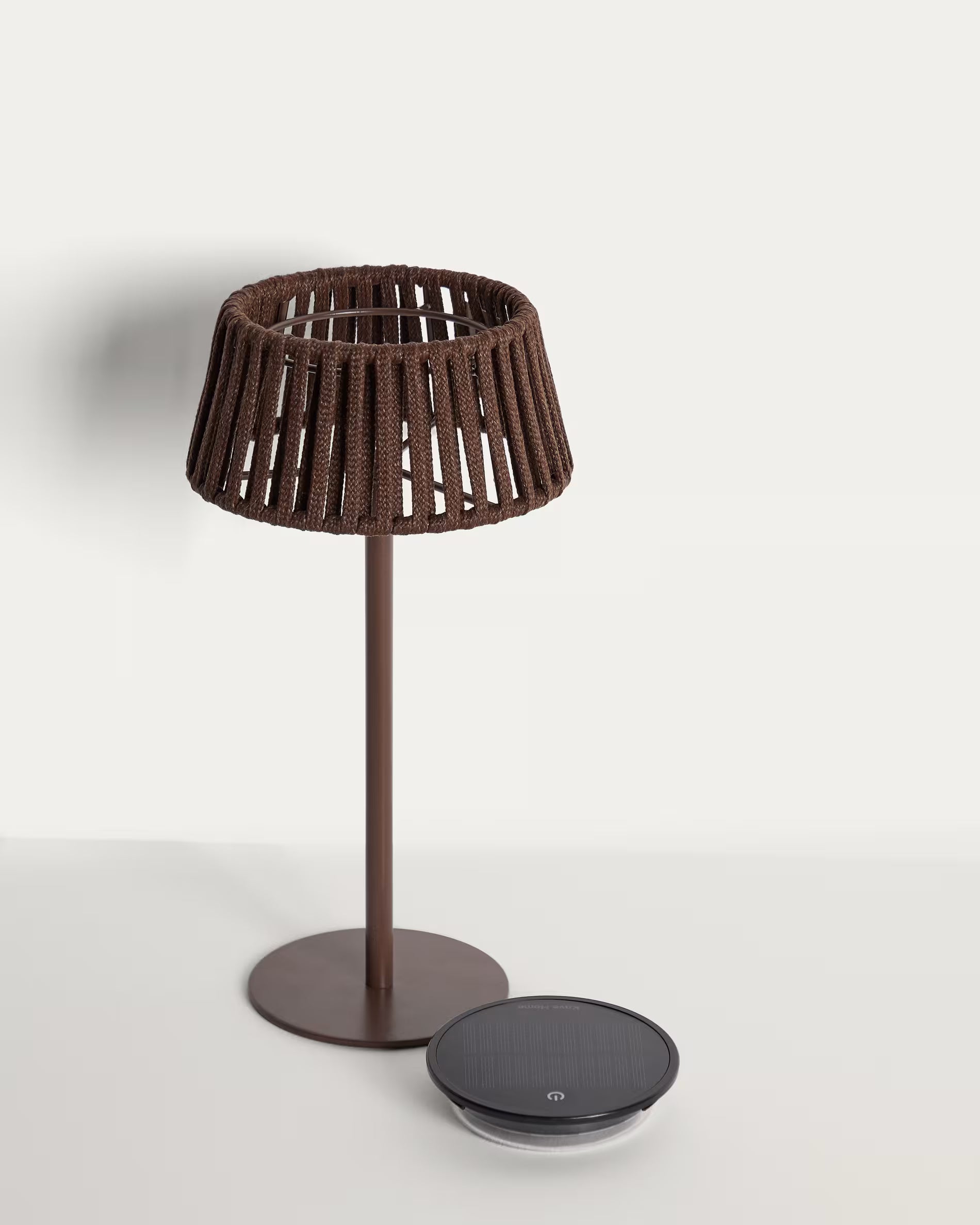 Solar-Gartenlampe ALDET braun