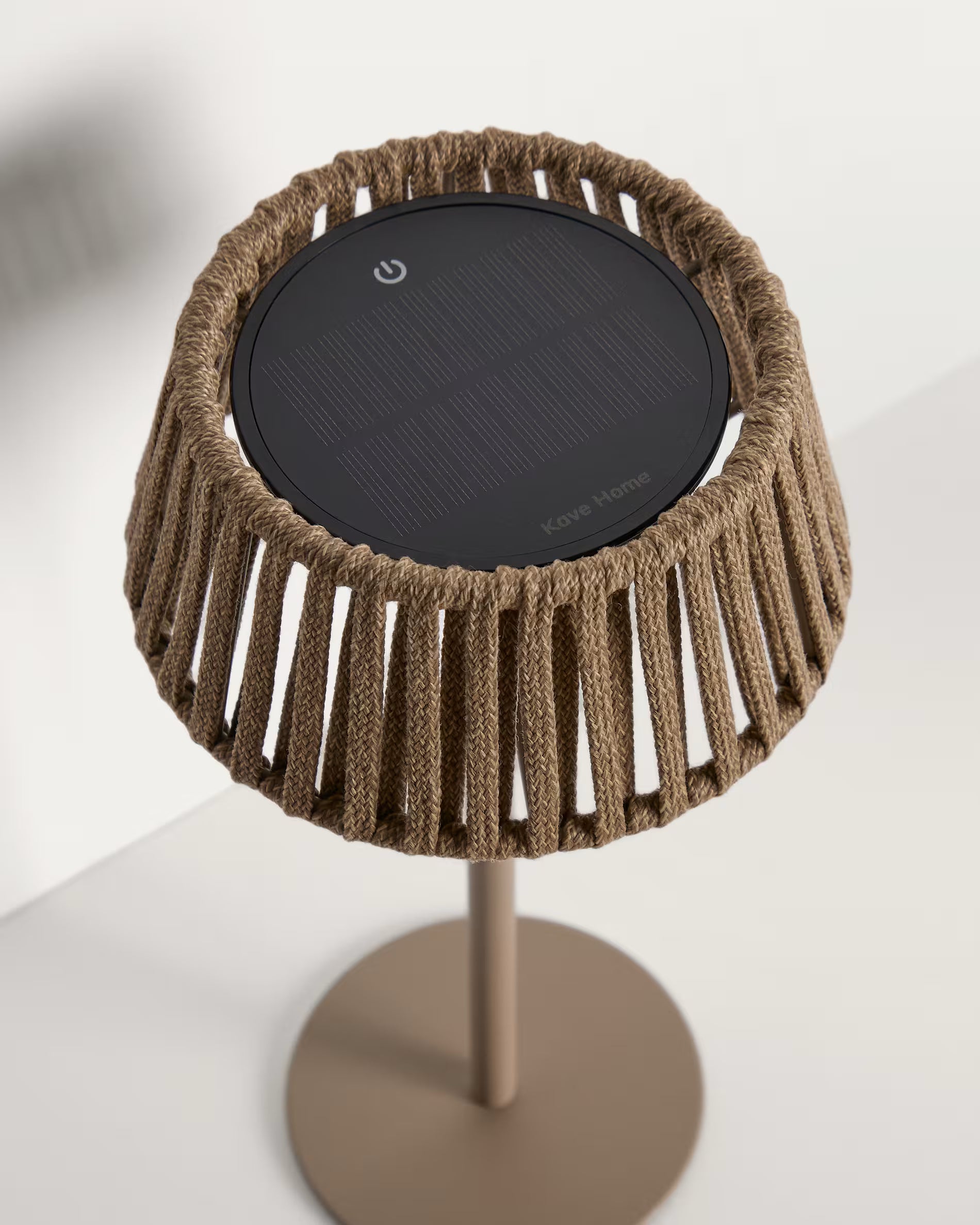 Beige Solar Garden Lamp ALDET [Ewelina] [Amelia spr]