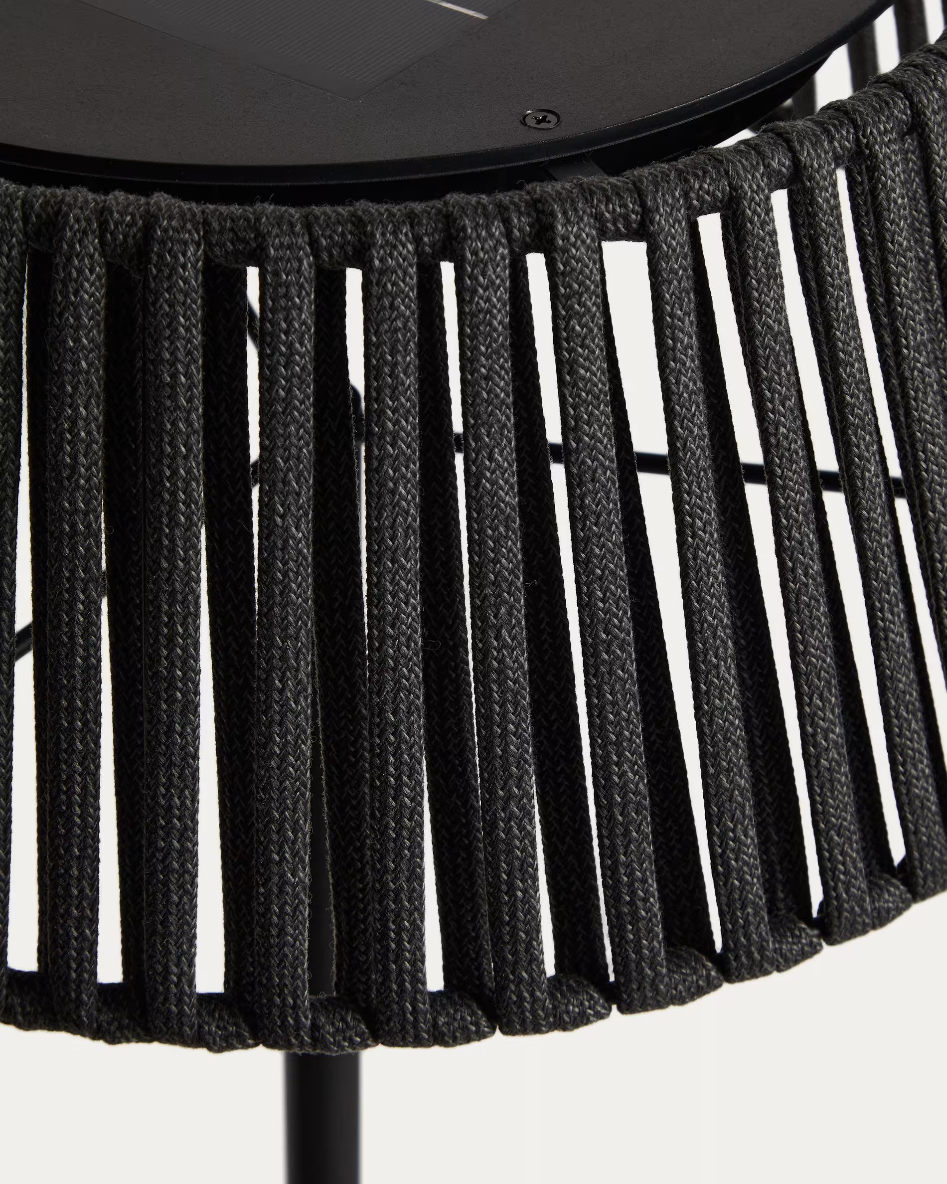 Solar-Stehlampe ALDET schwarz