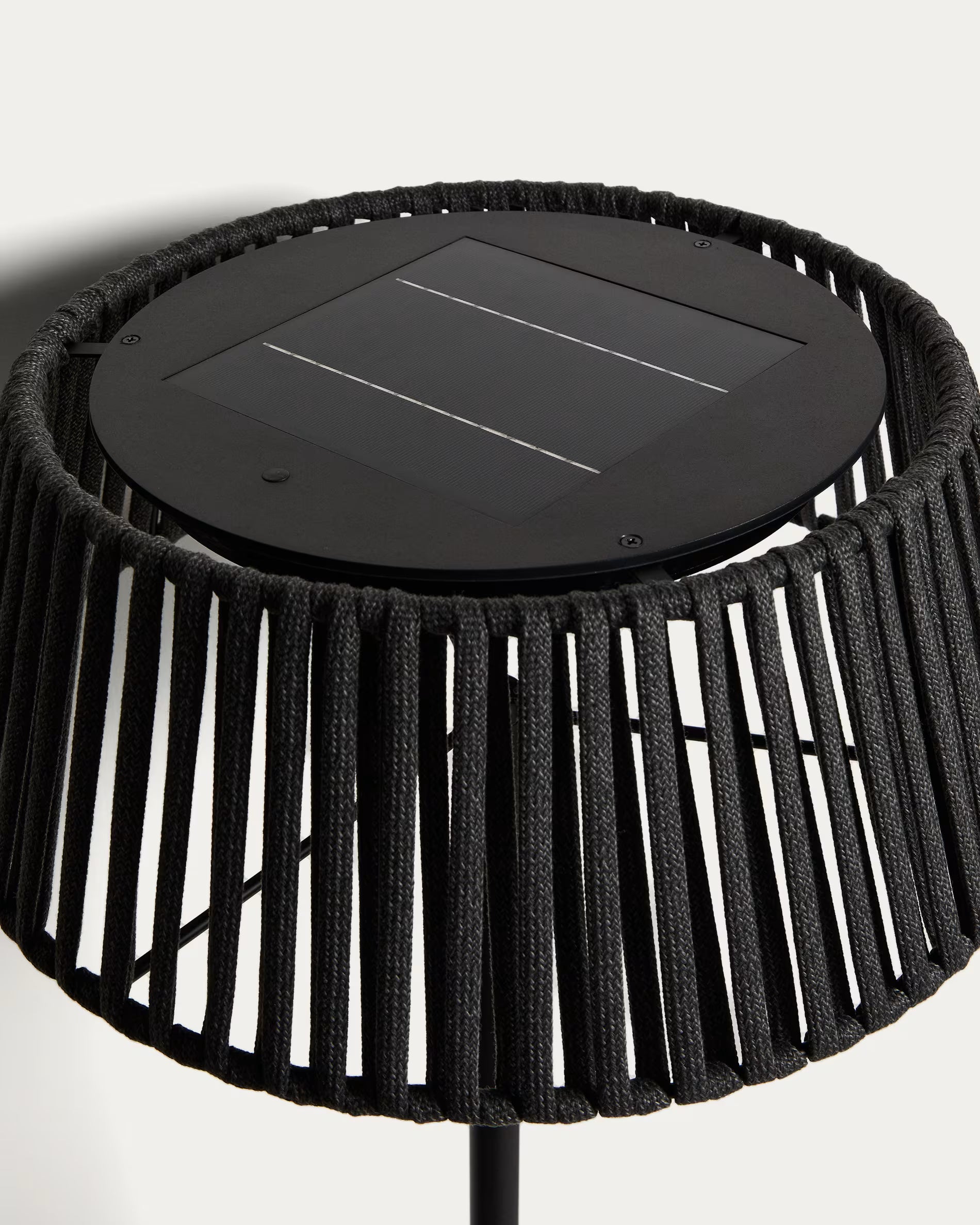 Solar-Stehlampe ALDET schwarz