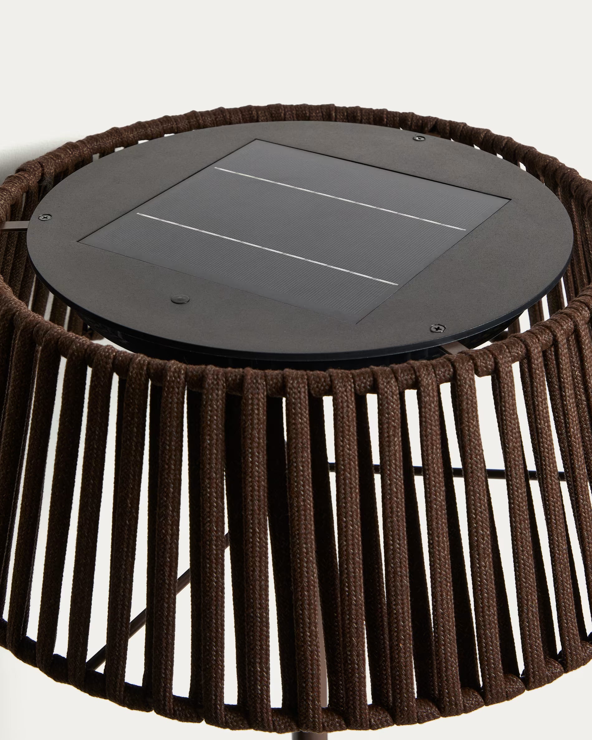 Solar-Stehlampe ALDET braun