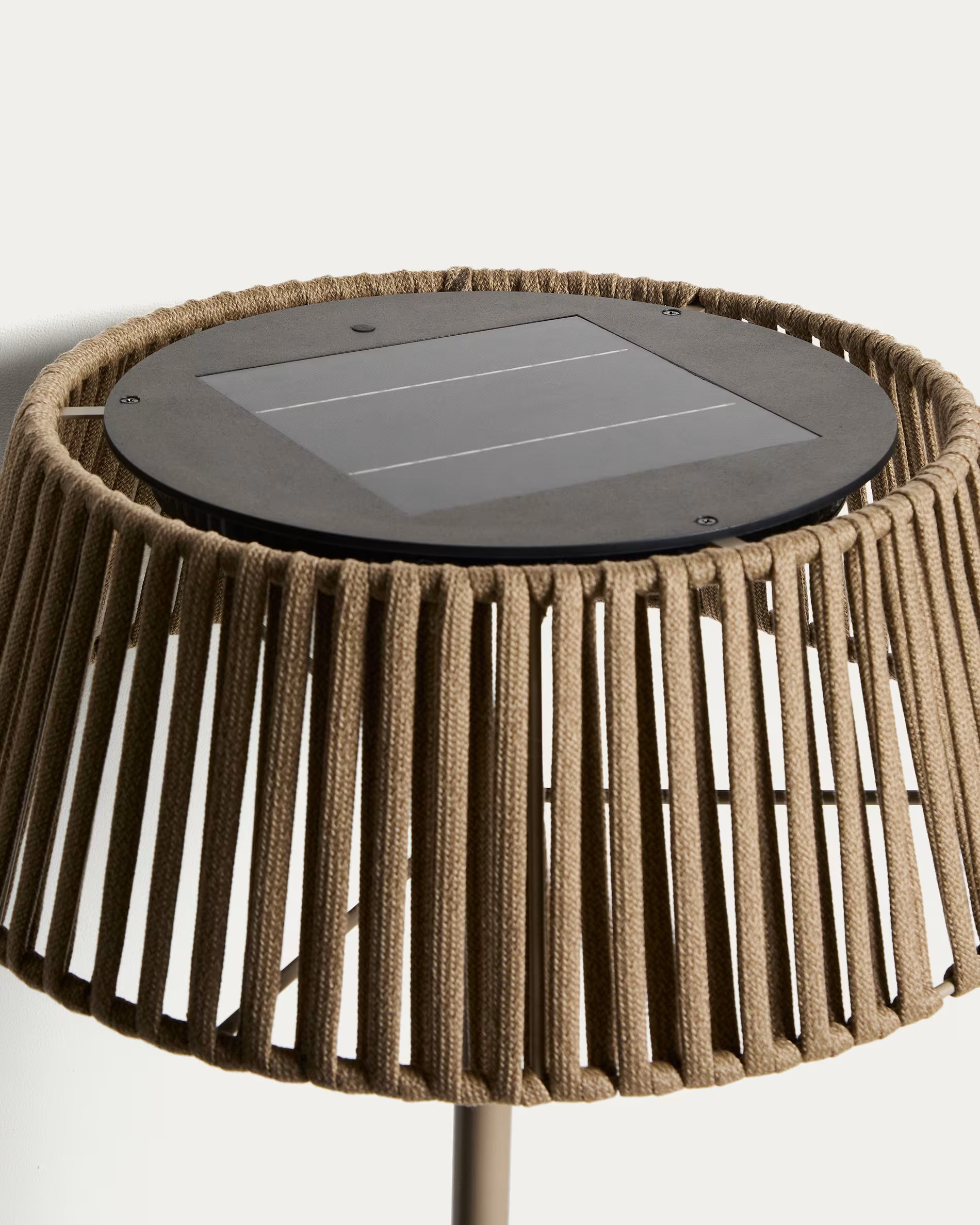 Solar-Stehlampe ALDET beige