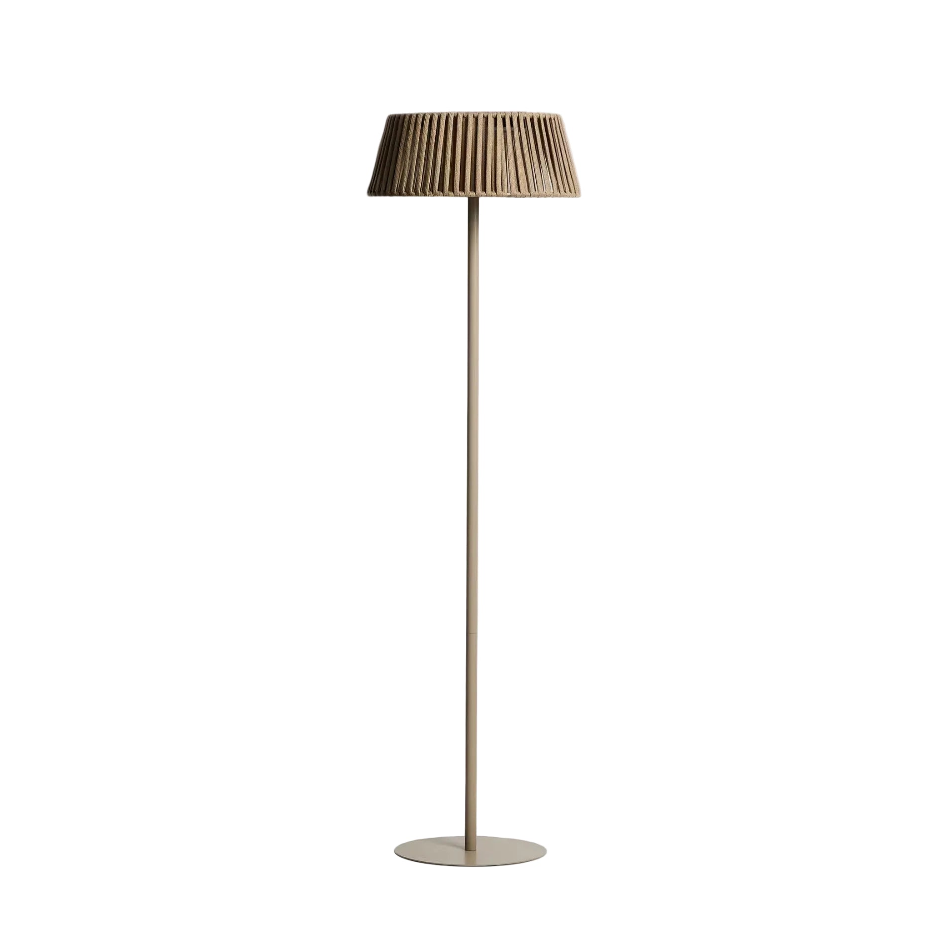 Solar-Stehlampe ALDET beige