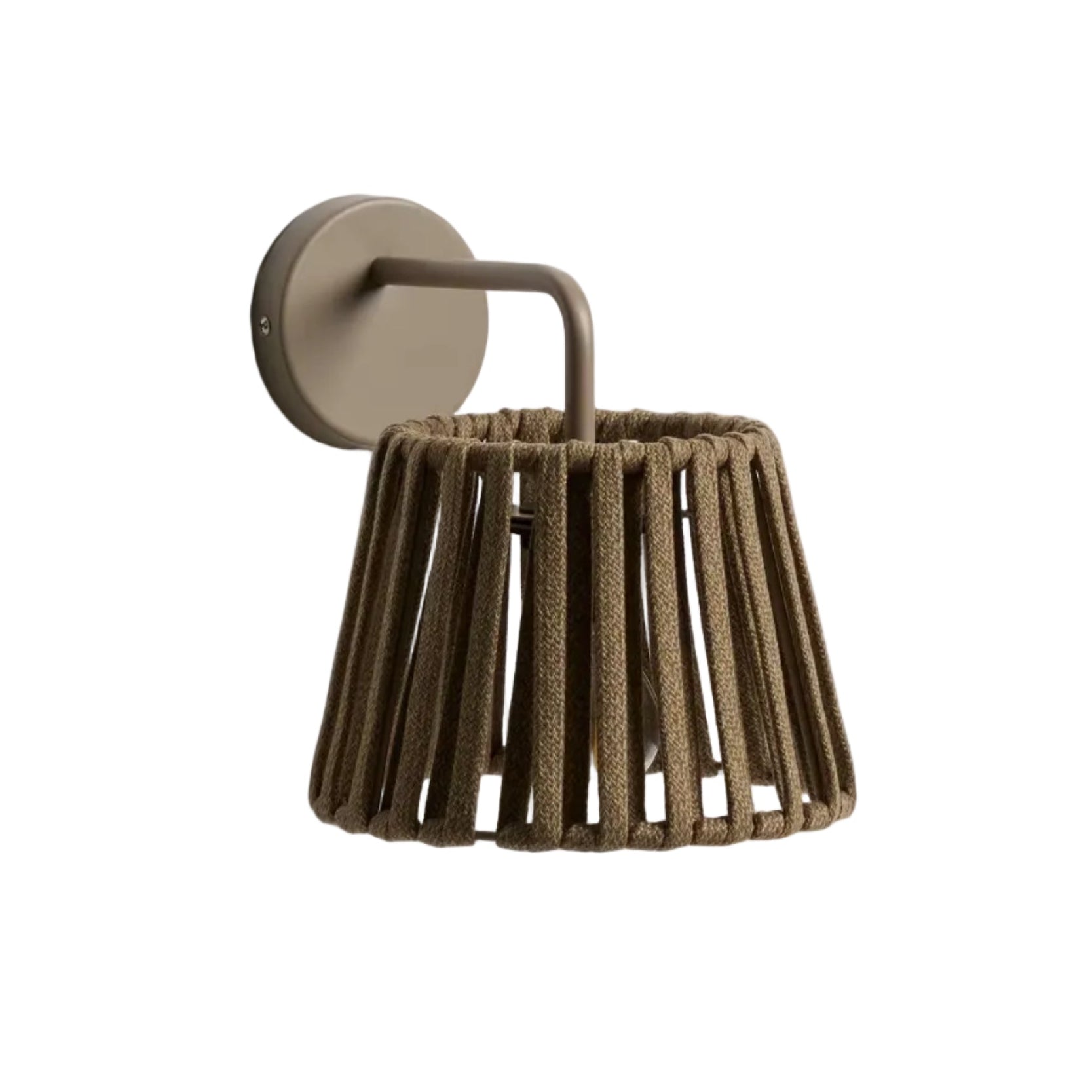 Solar Wall Garden Lamp ALDET Dark Beige