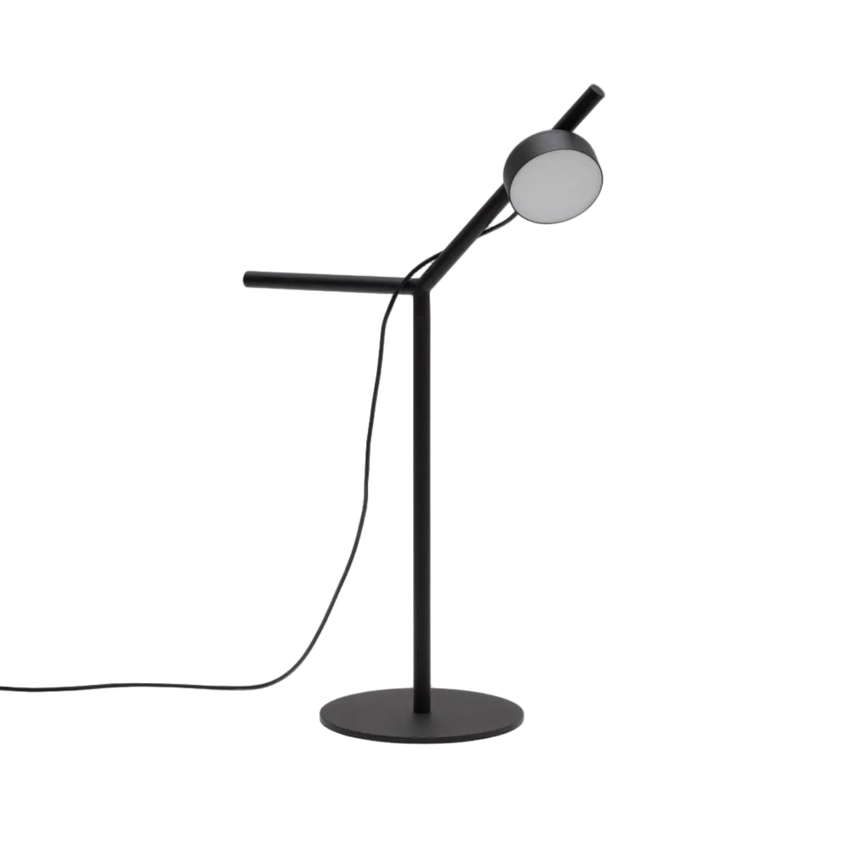 Lampa stołowa OREY czarny z wielopozycyjnym reflektorem – Kave Home