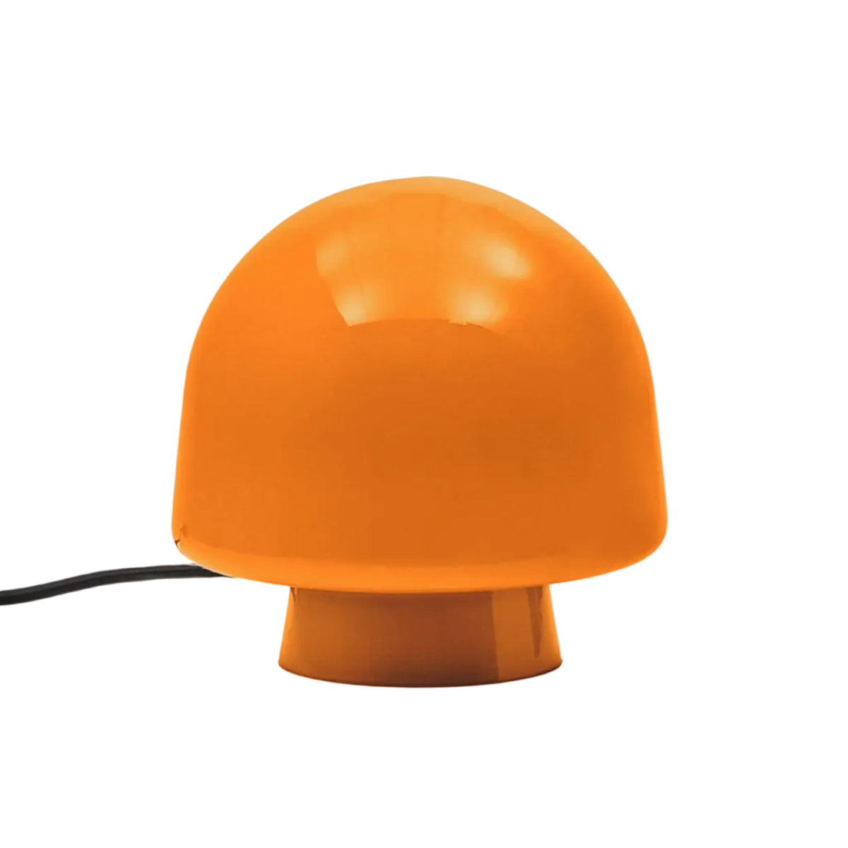Lampa stołowa REIG pomarańczowe szkło – Kave Home