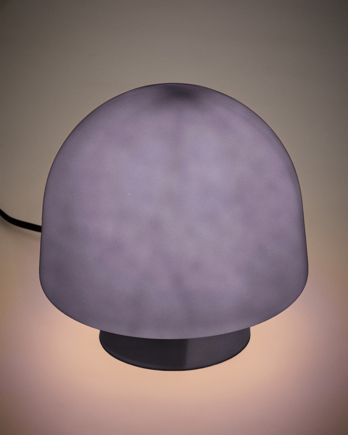 Lampa stołowa REIG niebieskie szkło – ujęcie 3