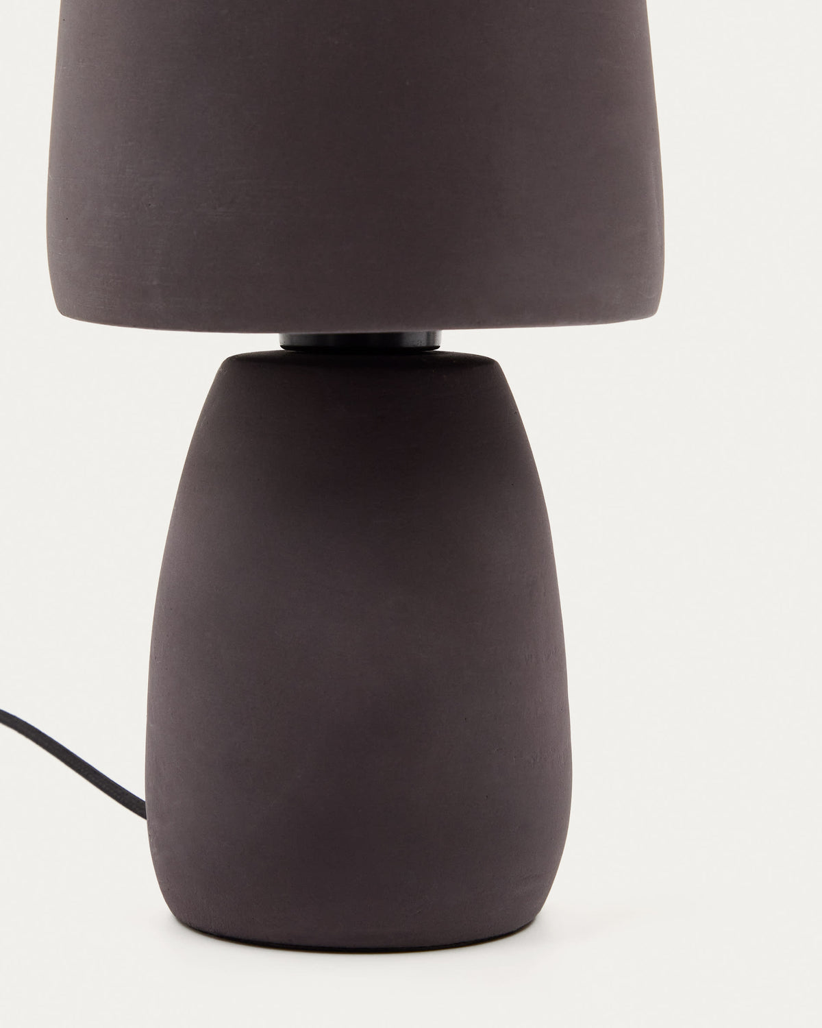 Lampa stołowa TANDY brązowa terakota – ujęcie 4