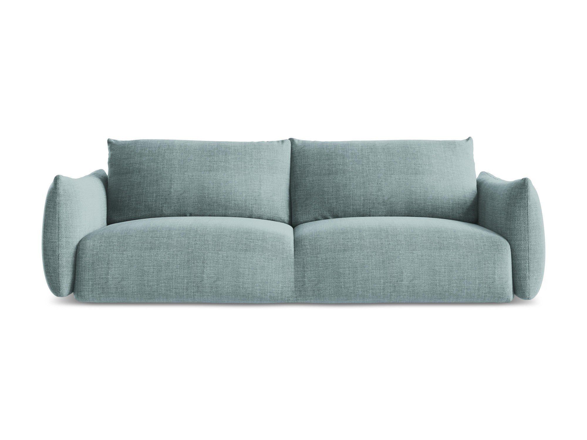Sofa für 3 Personen mit Schlaf-Funktion LEILA in jeansblau