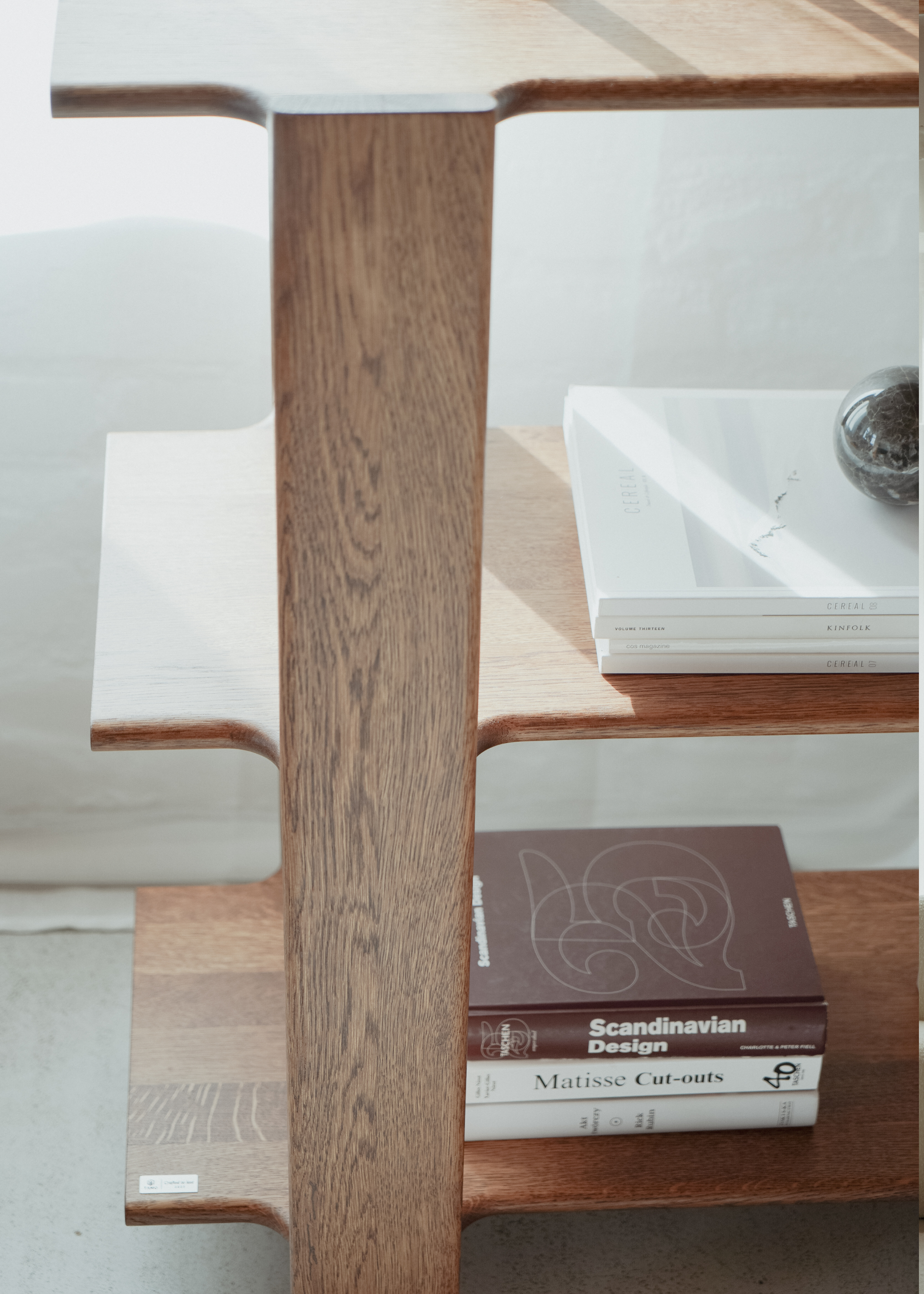 Regal LIGO cremefarbenes Eichenholz