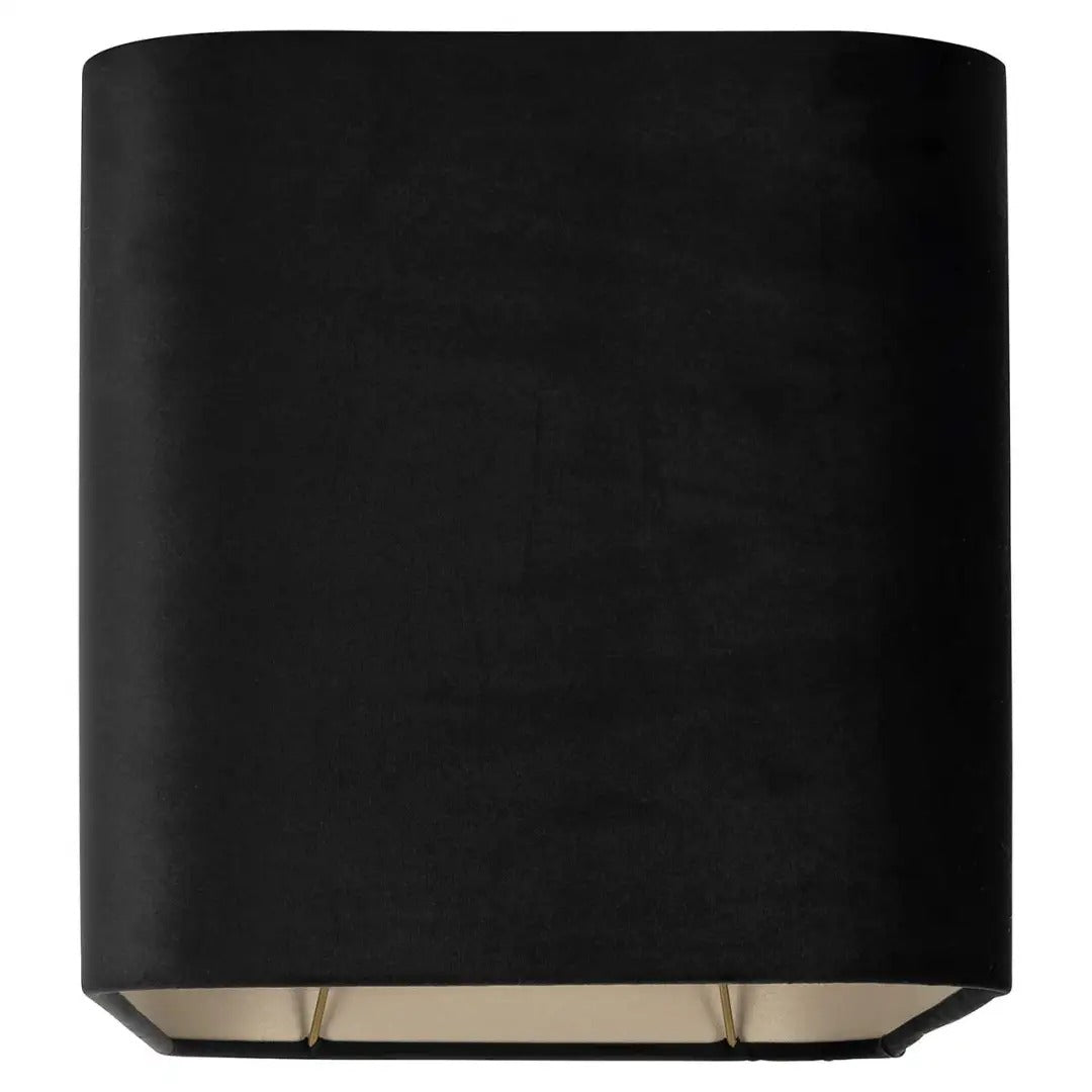 Rectangular lampshade MADDY black