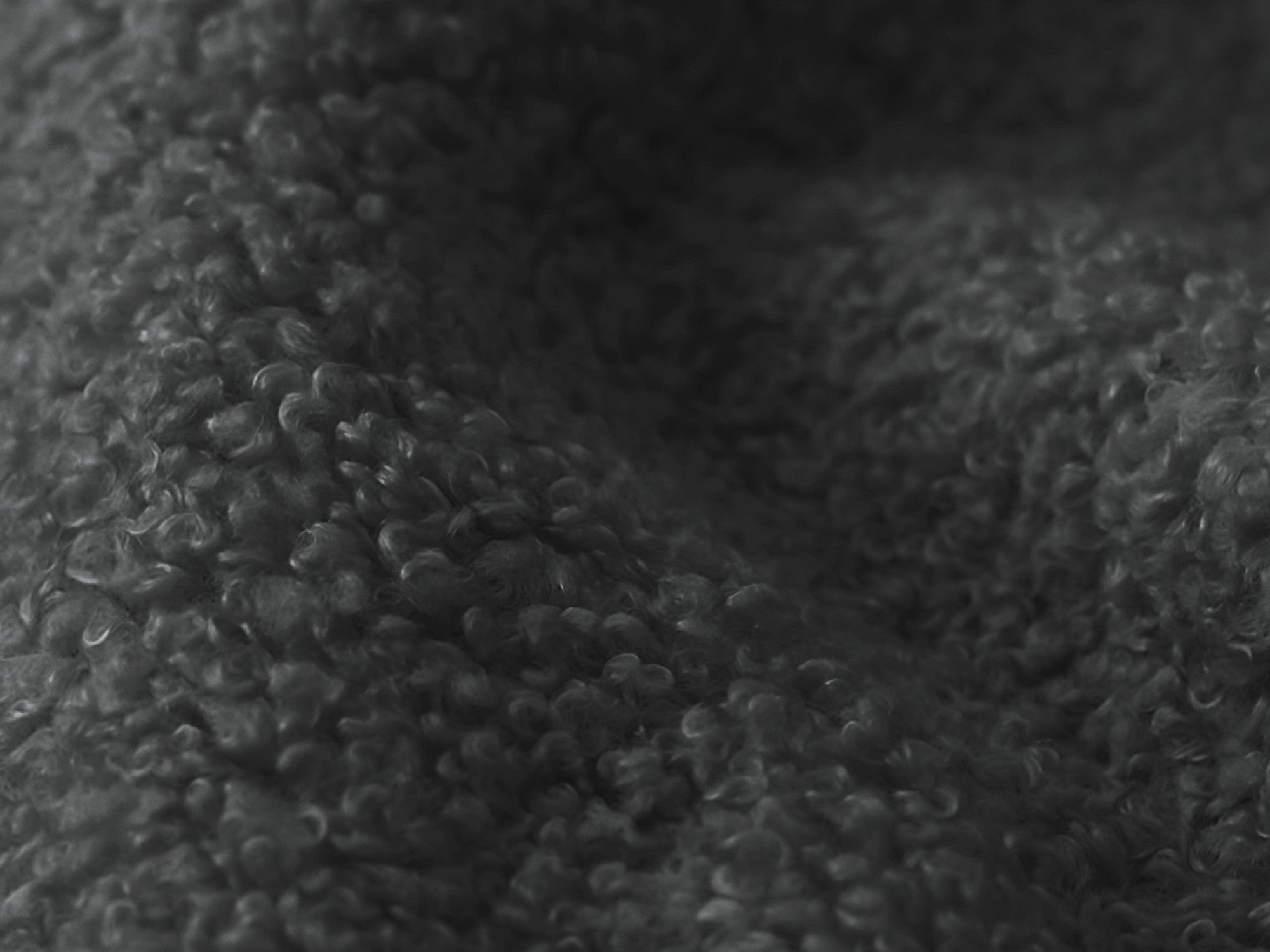 Sofa für 3 Personen mit Schlaf-Funktion LOHI dunkelgrau Boucle