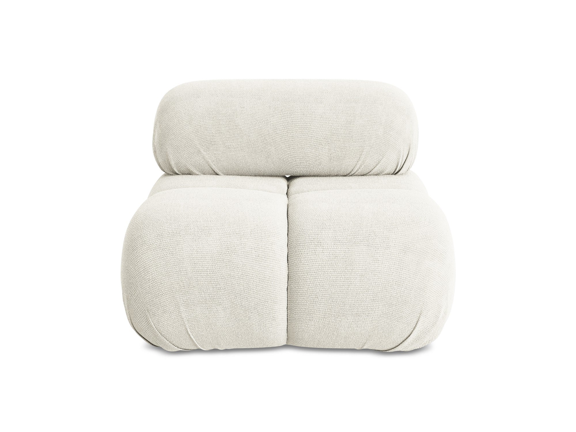 Sessel / Modul LOKUA weißer Chenille