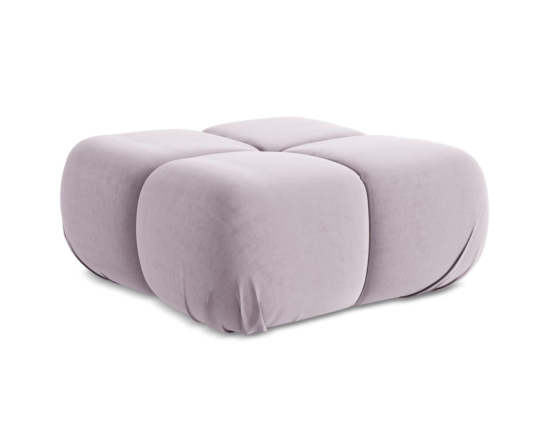 Hocker / samtiger Modul LOKUA lavendel