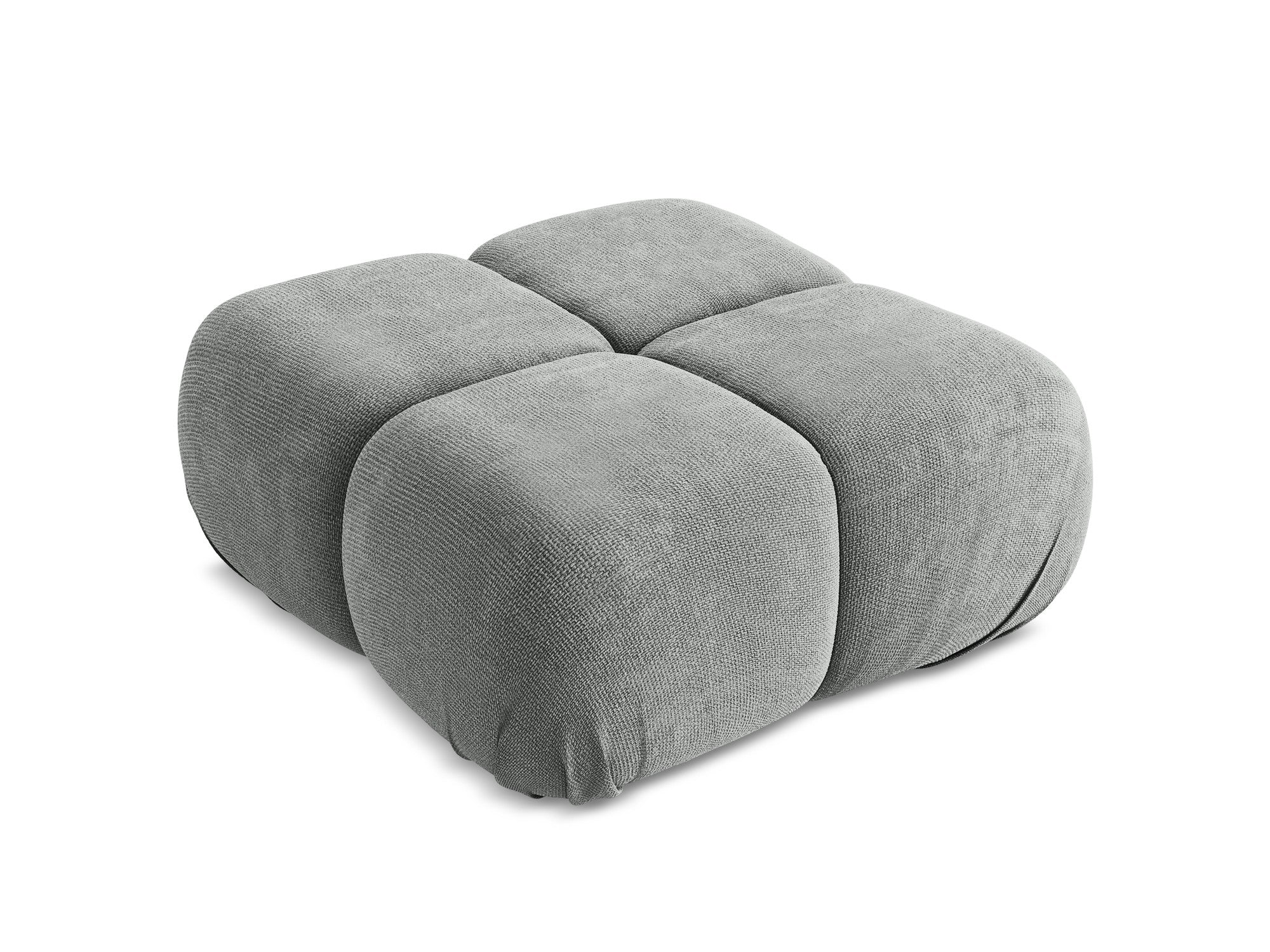 Hocker / Modul LOKUA graues Chenille