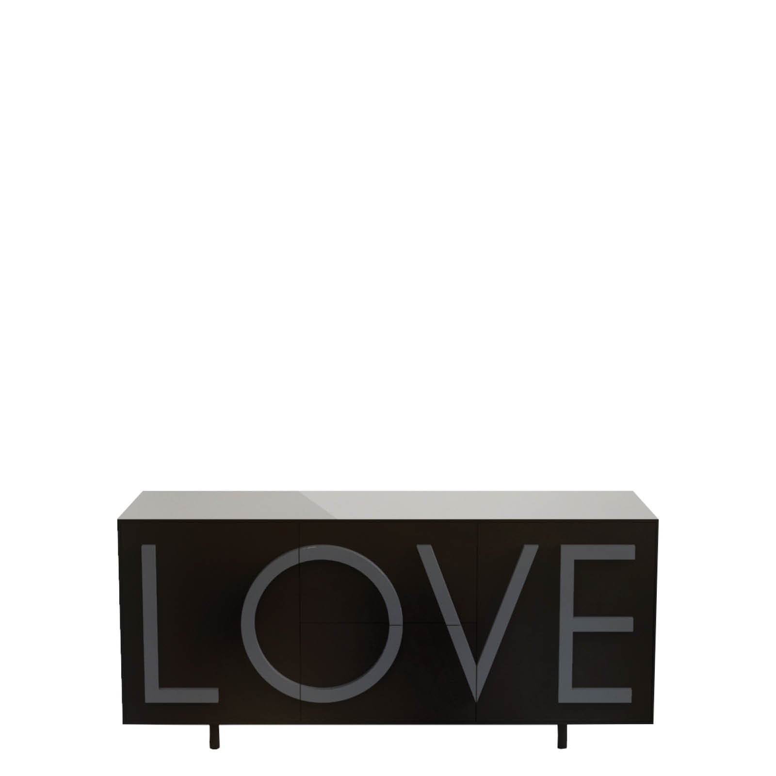 Chest of drawers Love black