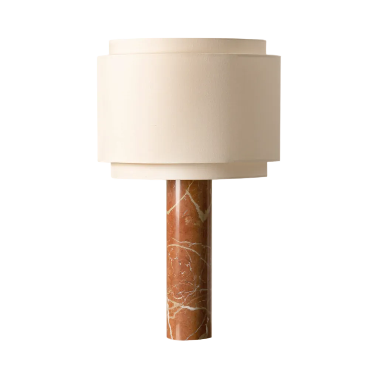 PIPO DUOBLE Table Lamp Red Marble