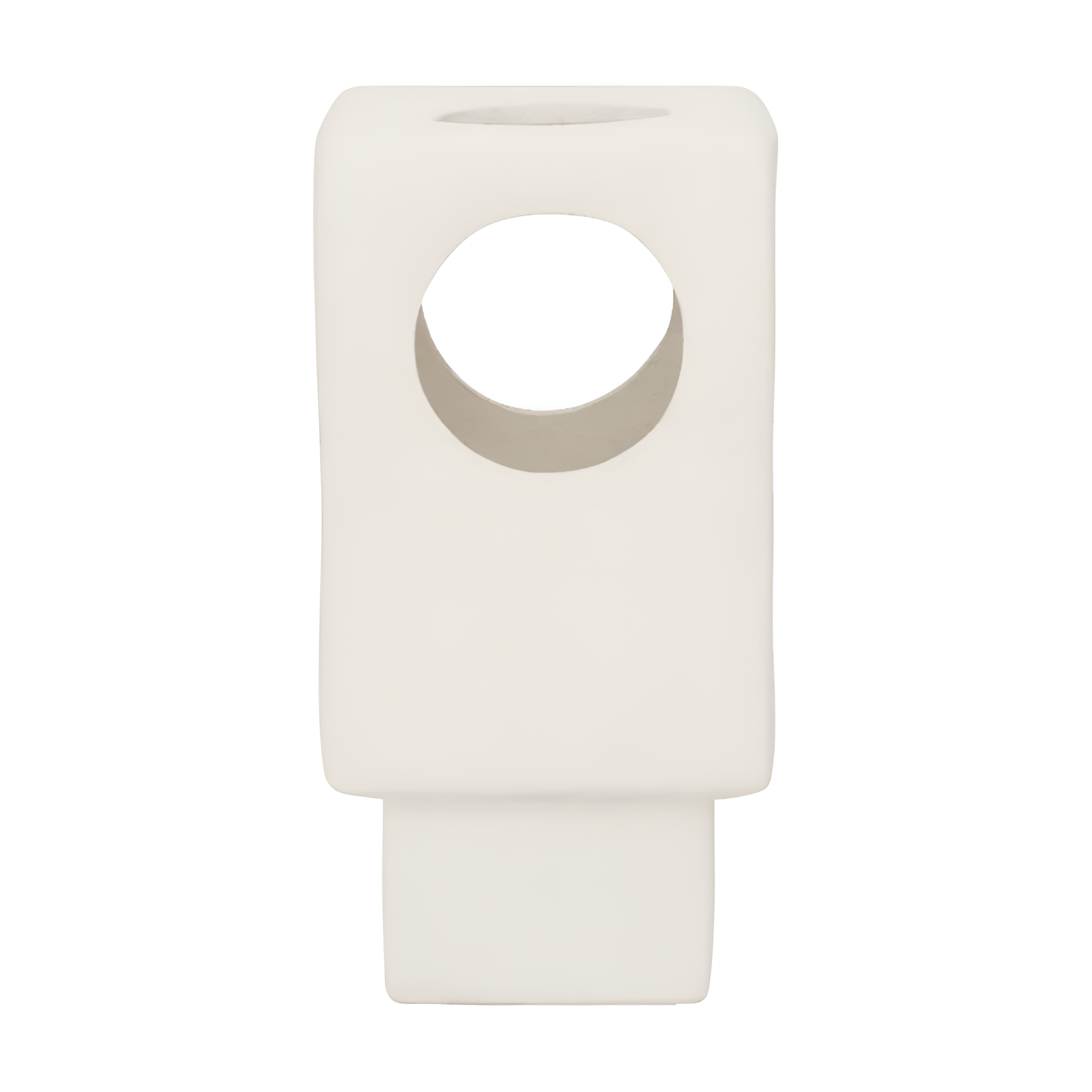 LYCKA Tischlampe aus weißem Steinzeug