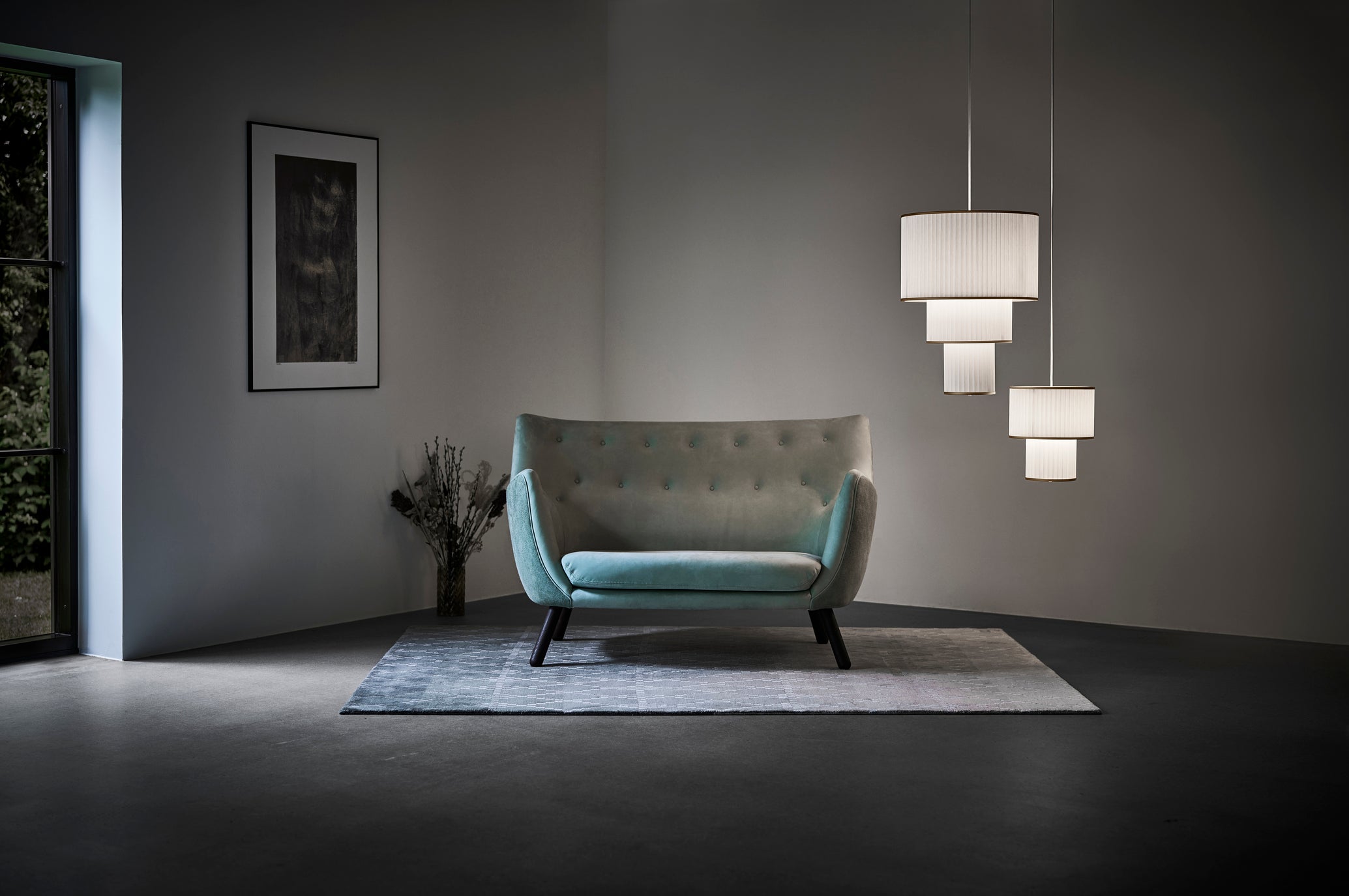 Lampa wisząca MODEL 112 PLIVELLO biały ze złotym – Le Klint