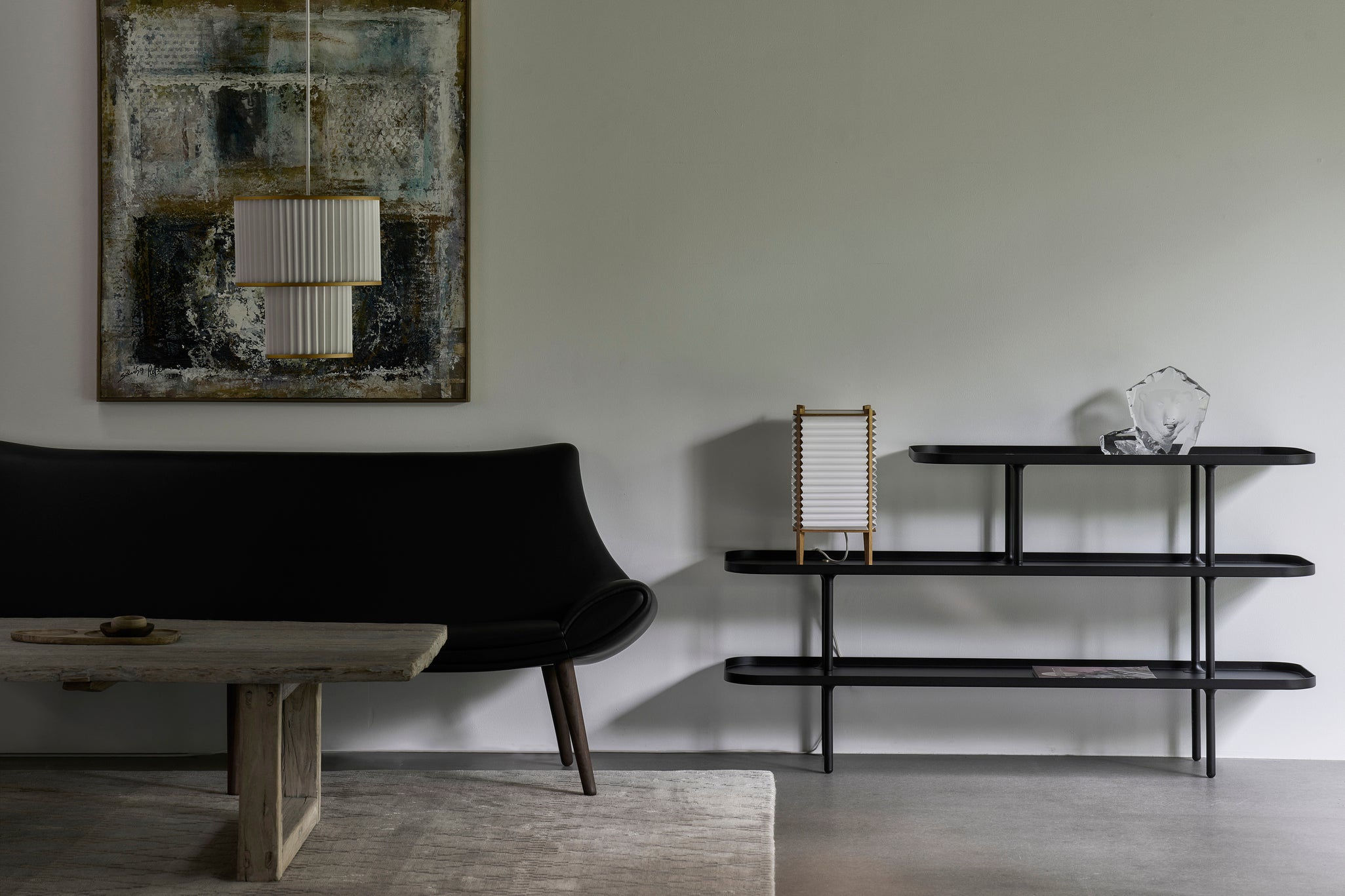 Table Lamp MODEL 303 BEE HIVE white