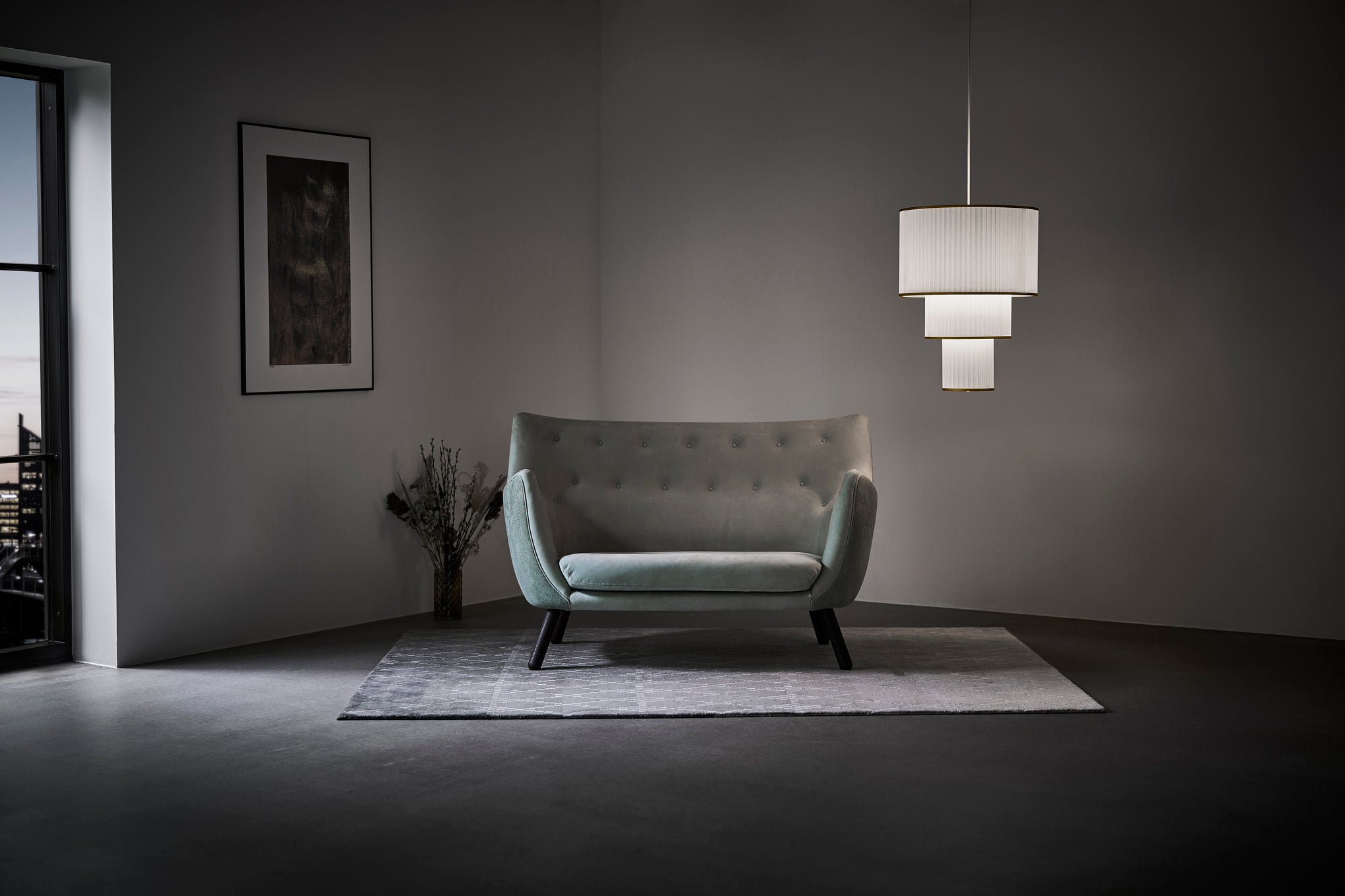 Lampa wisząca MODEL 112 PLIVELLO biały ze złotym – Le Klint