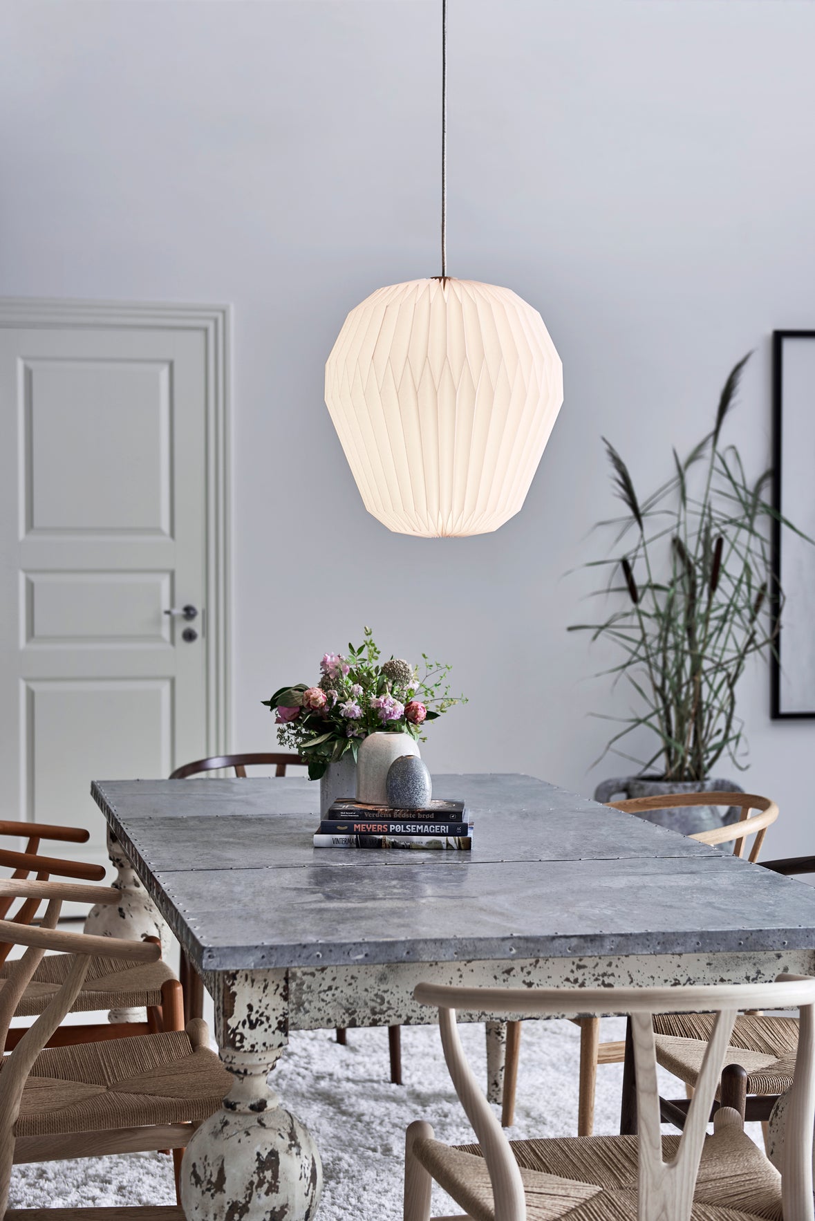 Pendelleuchte MODELL 130 BOUQUET 1 weiß