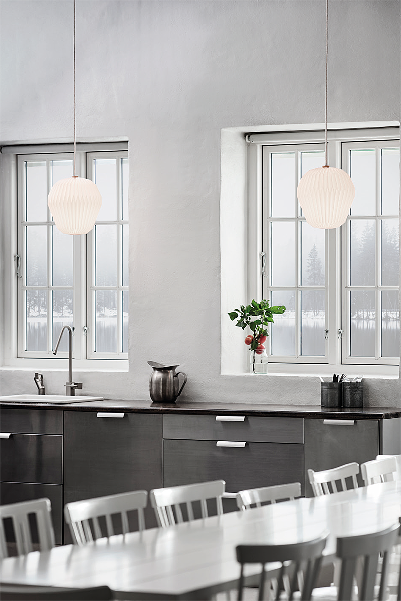 Pendelleuchte MODELL 130 BOUQUET 1 weiß