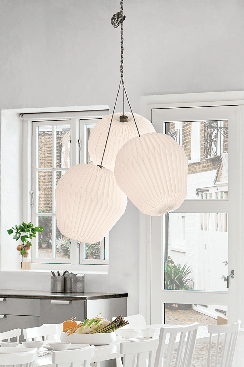 Pendelleuchte MODELL 130 BOUQUET 7 weiß