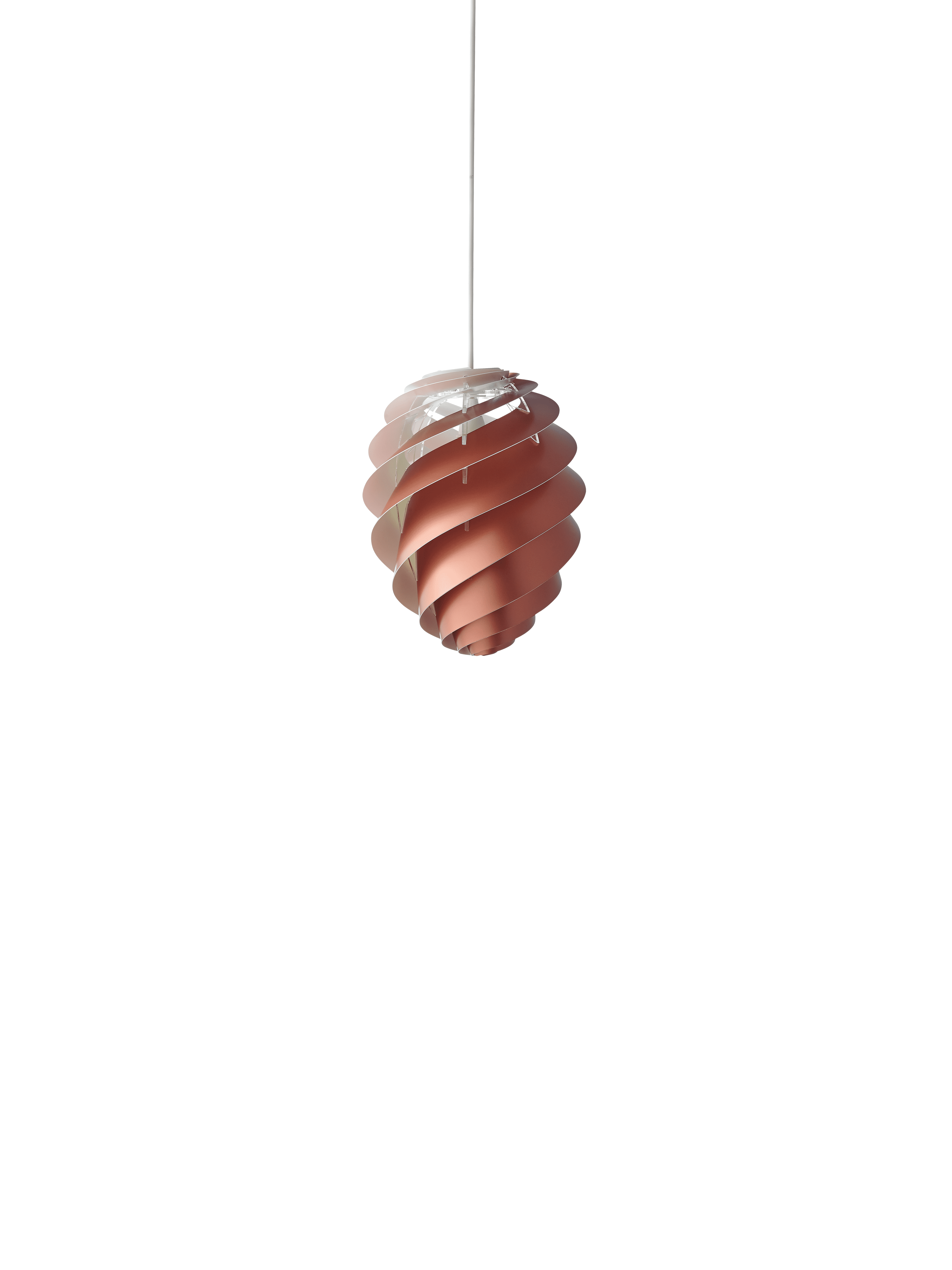 Pendelleuchte MODELL 1312 SWIRL 2 kupferfarben