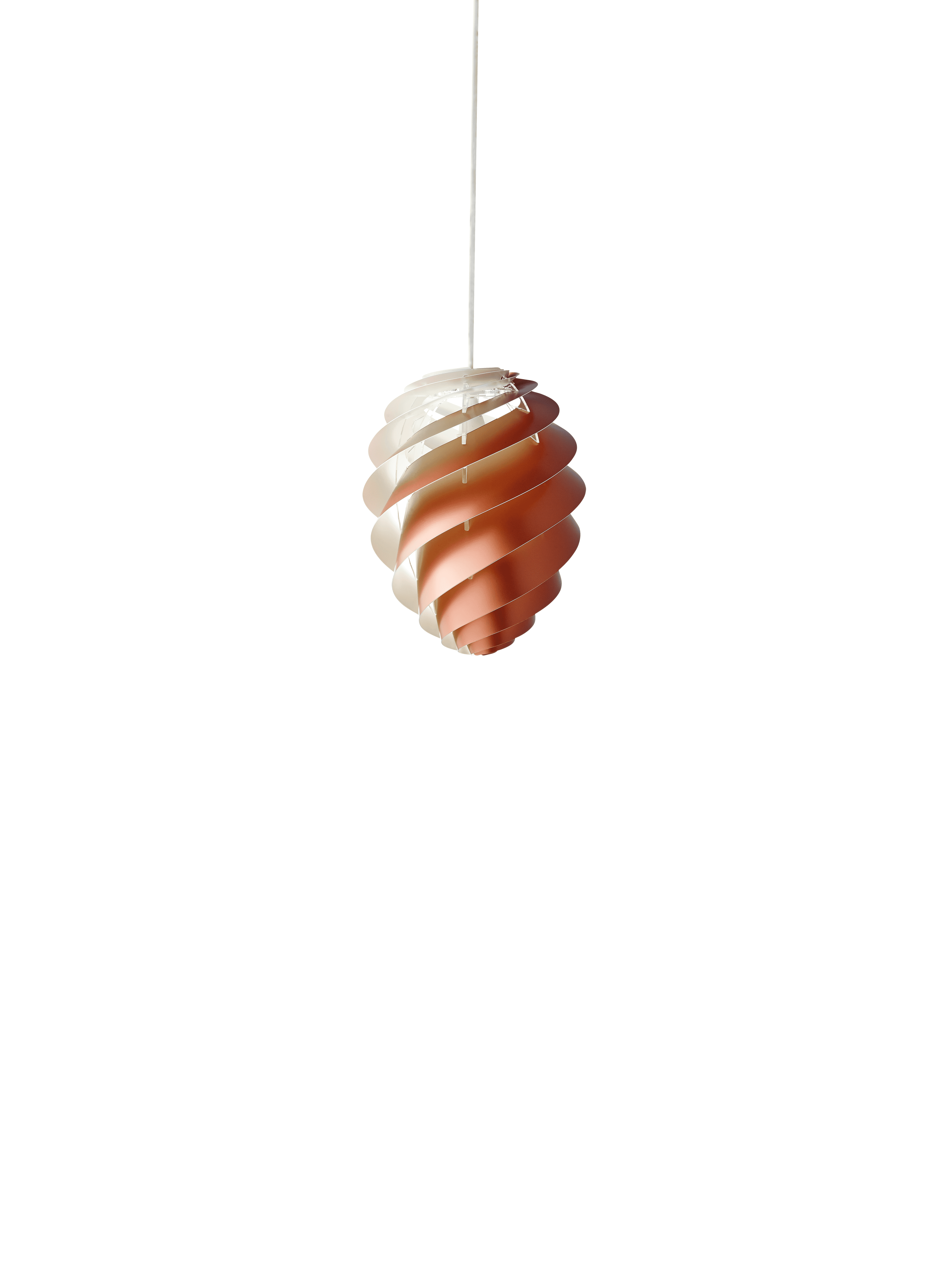 Pendelleuchte MODELL 1312 SWIRL 2 kupferfarben