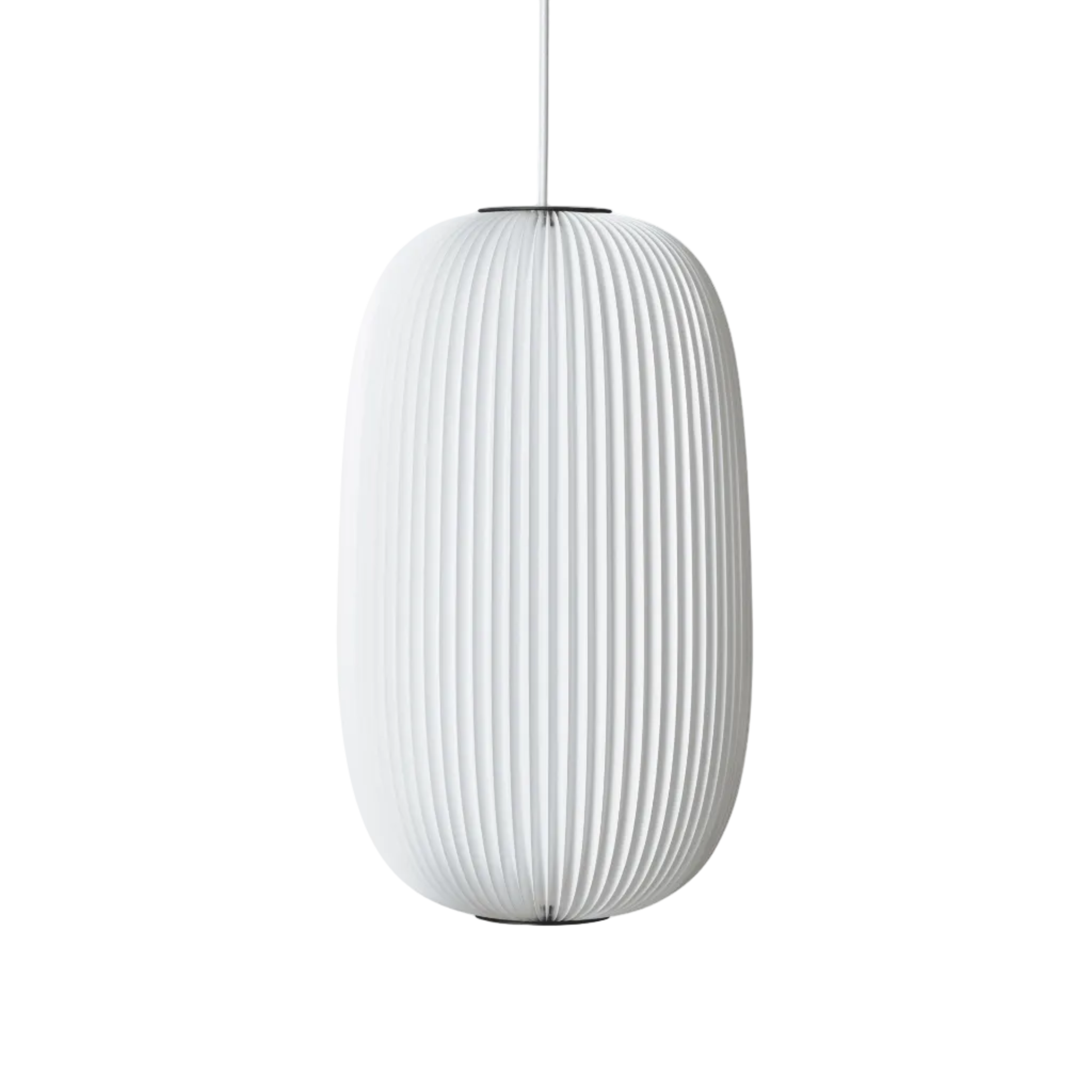 Hanging Lamp MODEL 133 LAMELLA 2 white with black finish