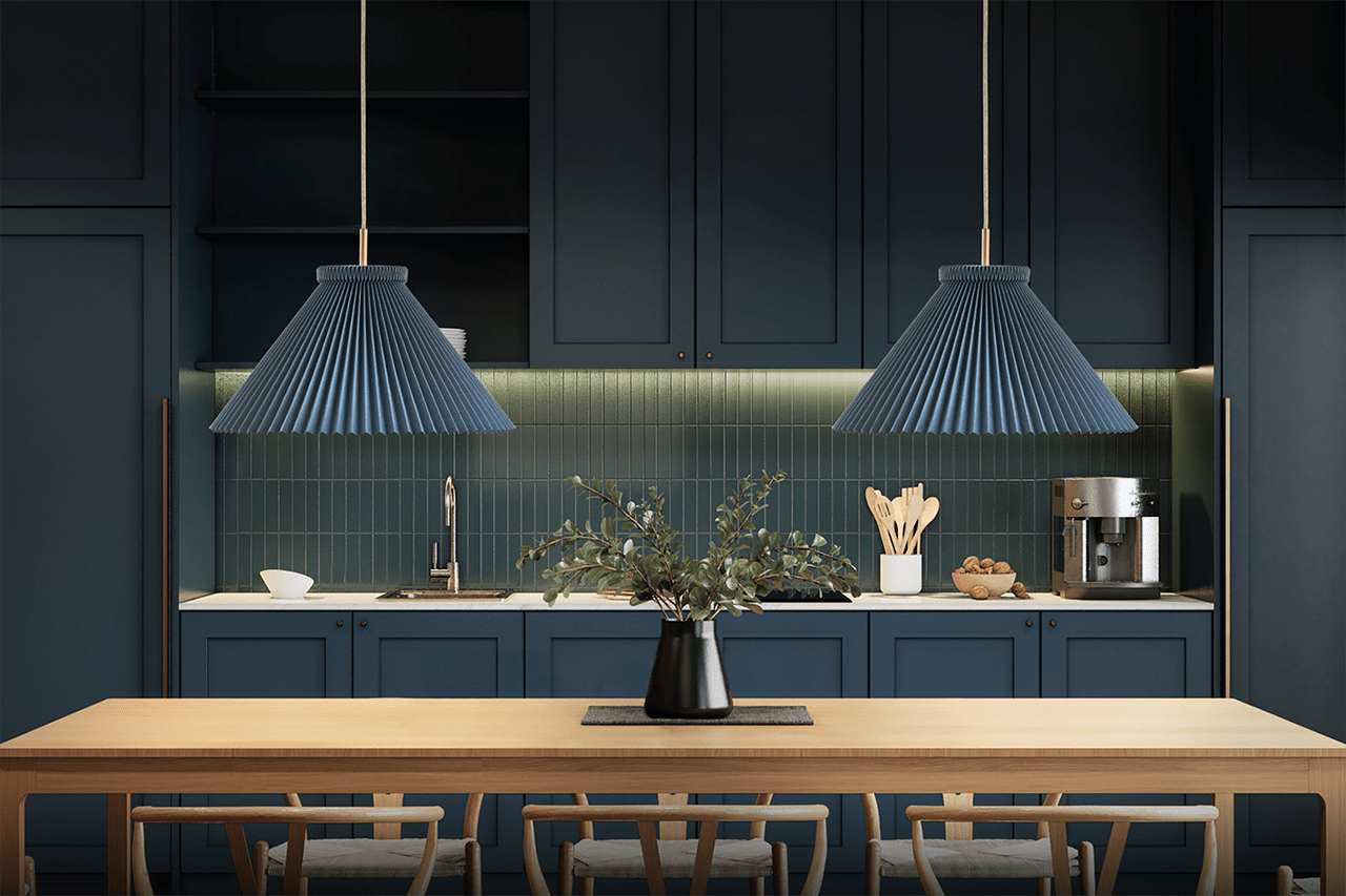 Pendelleuchte MODELL 1 blau