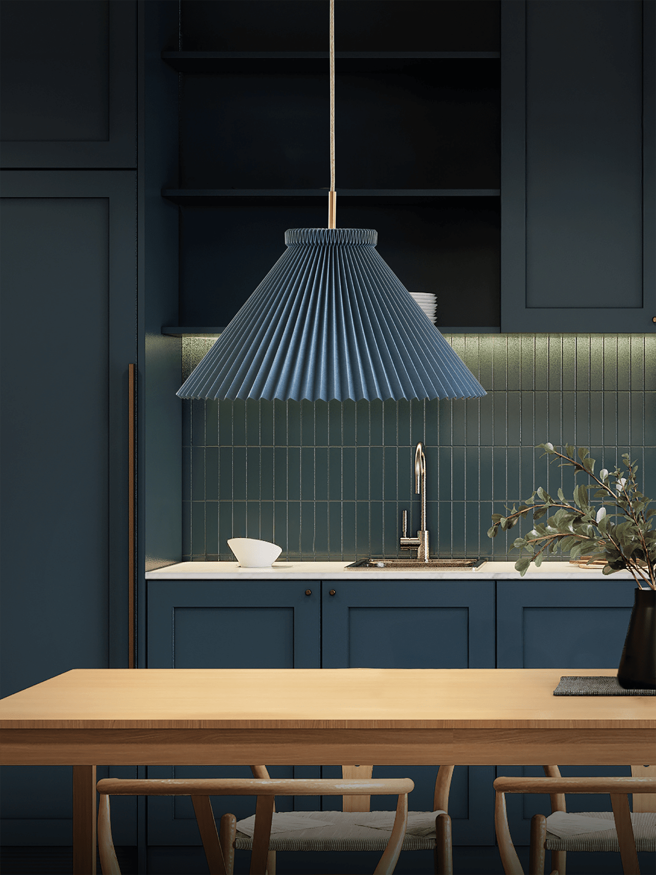 Pendelleuchte MODELL 1 blau