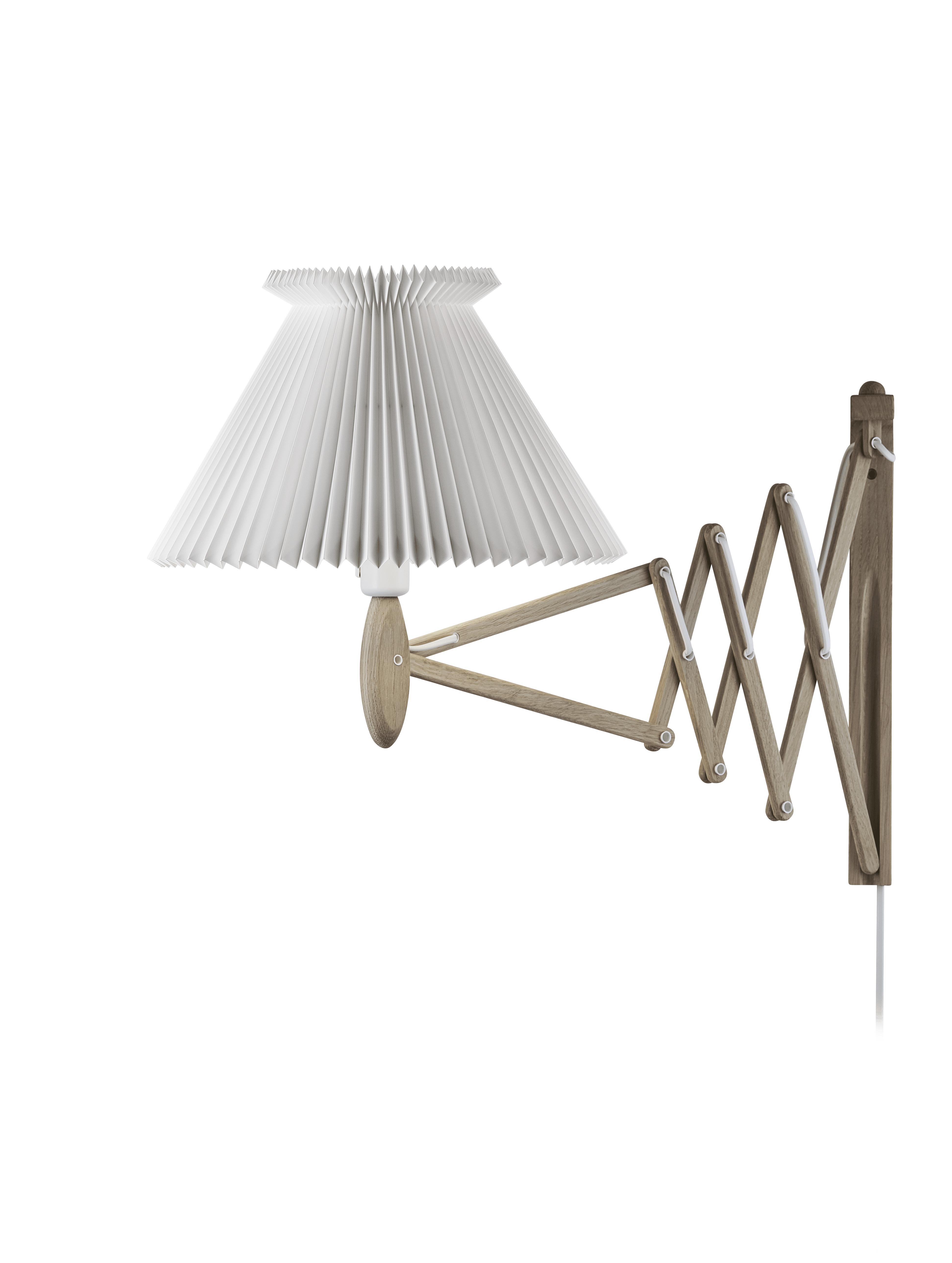 Wall Lamp MODEL 234 6/21 SAX white with light oak base