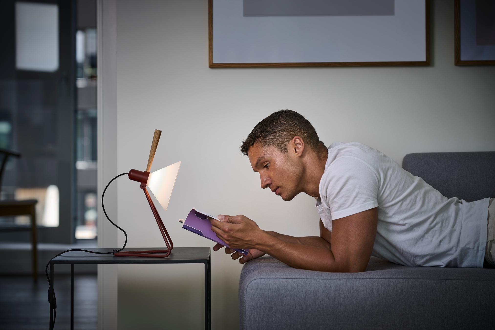 Table lamp MODEL 356 SPOT red