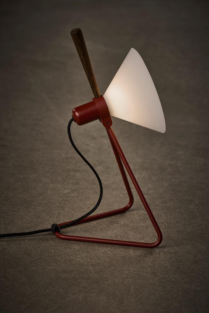 Table lamp MODEL 356 SPOT red