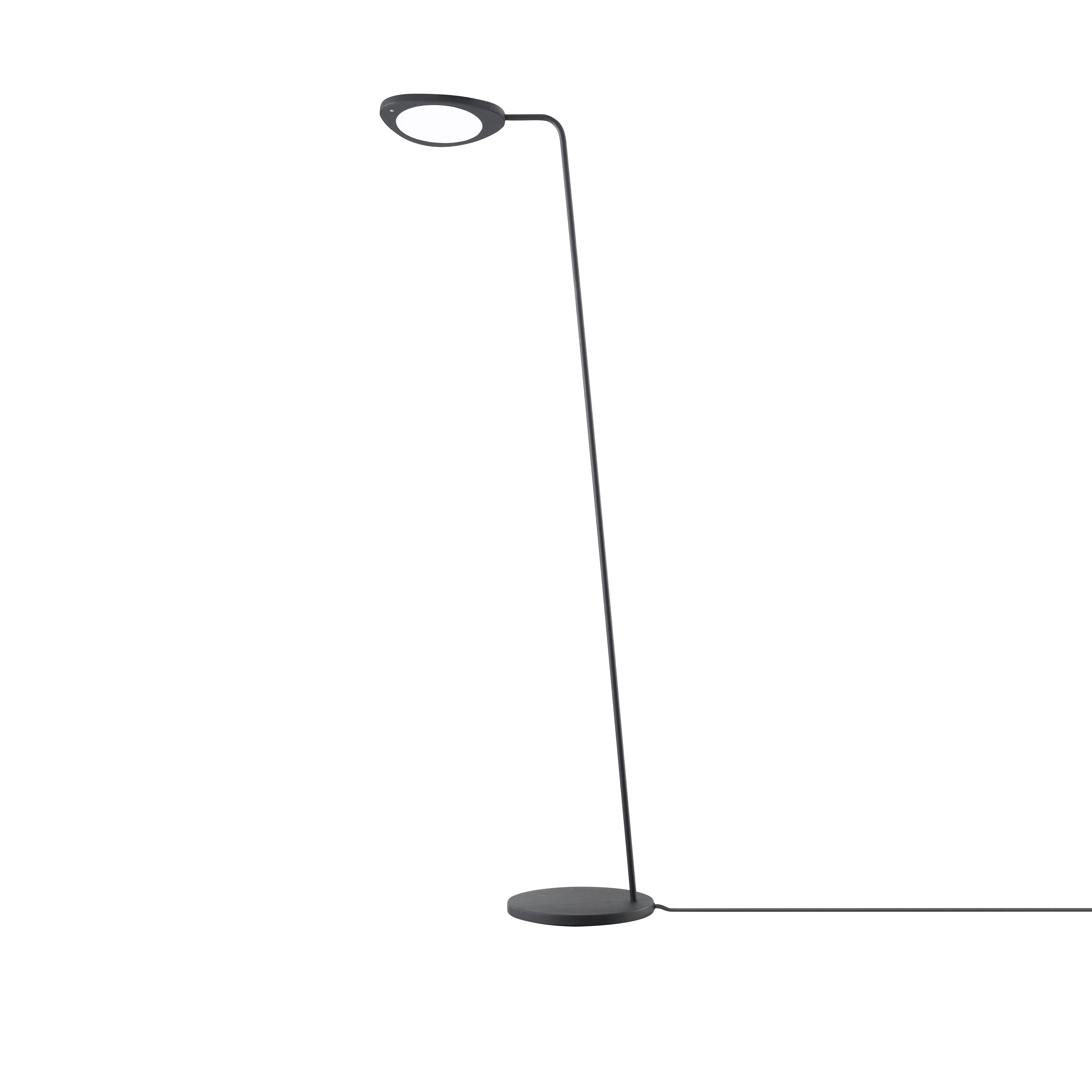 Stehlampe LEAF schwarz