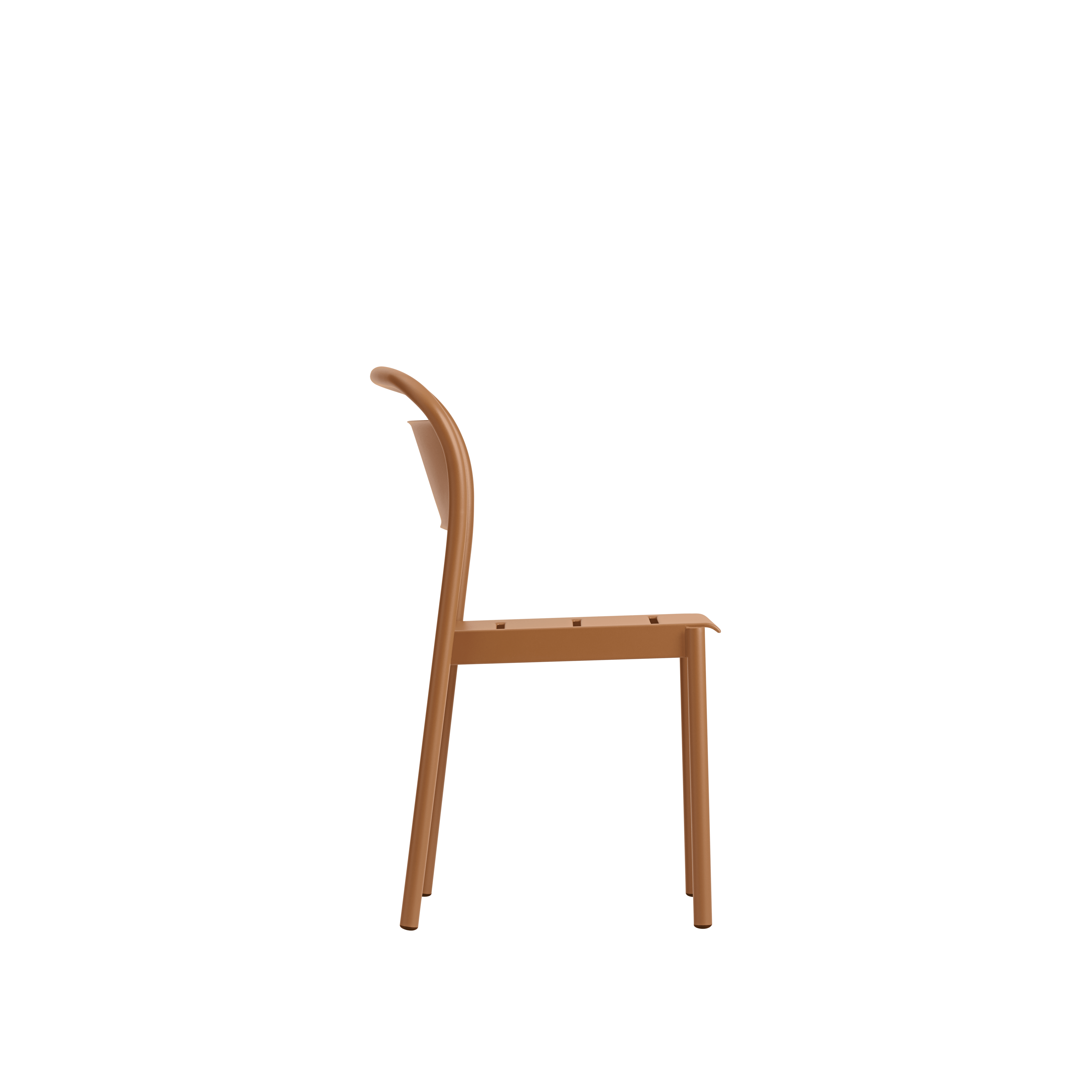 LINEAR Outdoor Chair Orange Steel