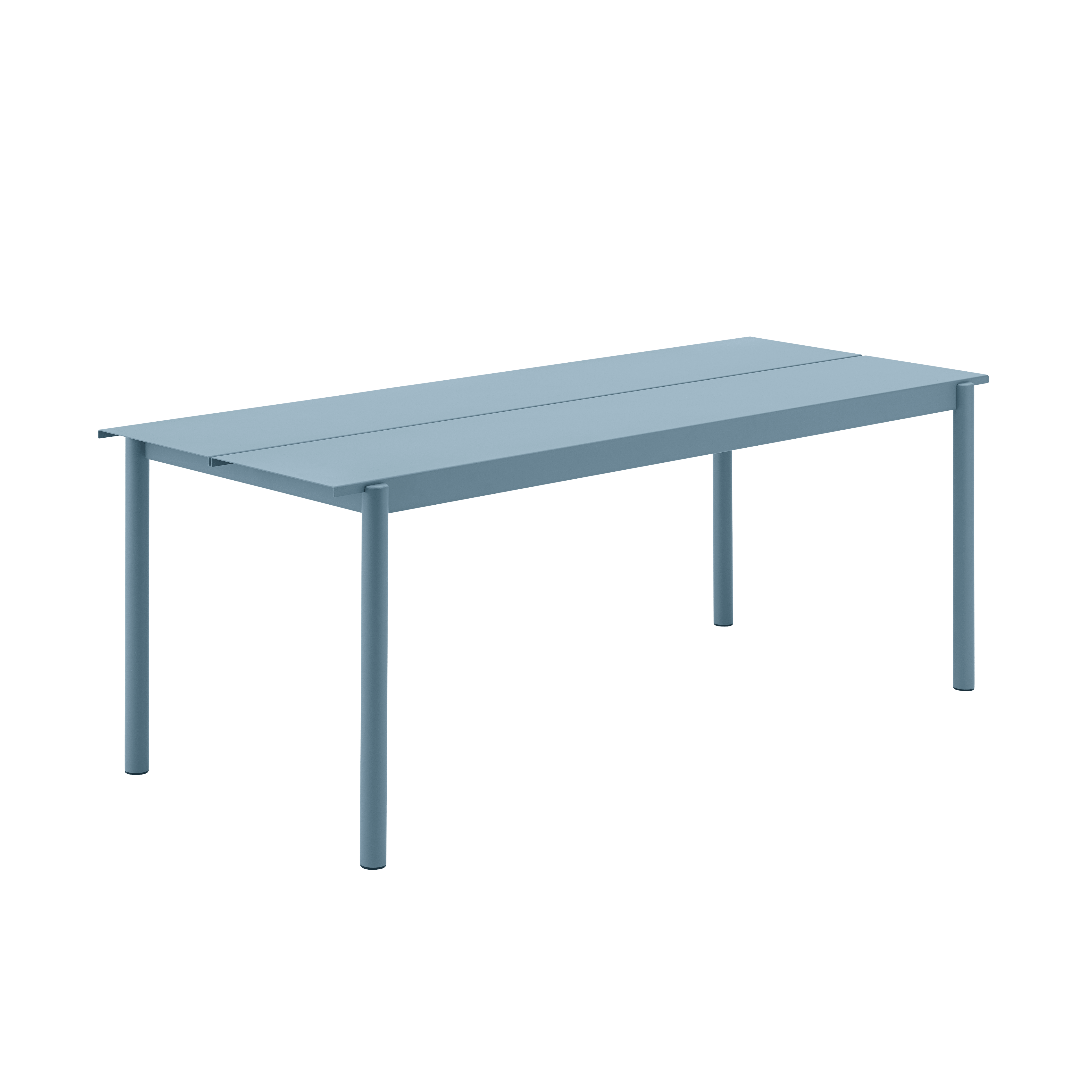 LINEAR Outdoor Table Blue Steel