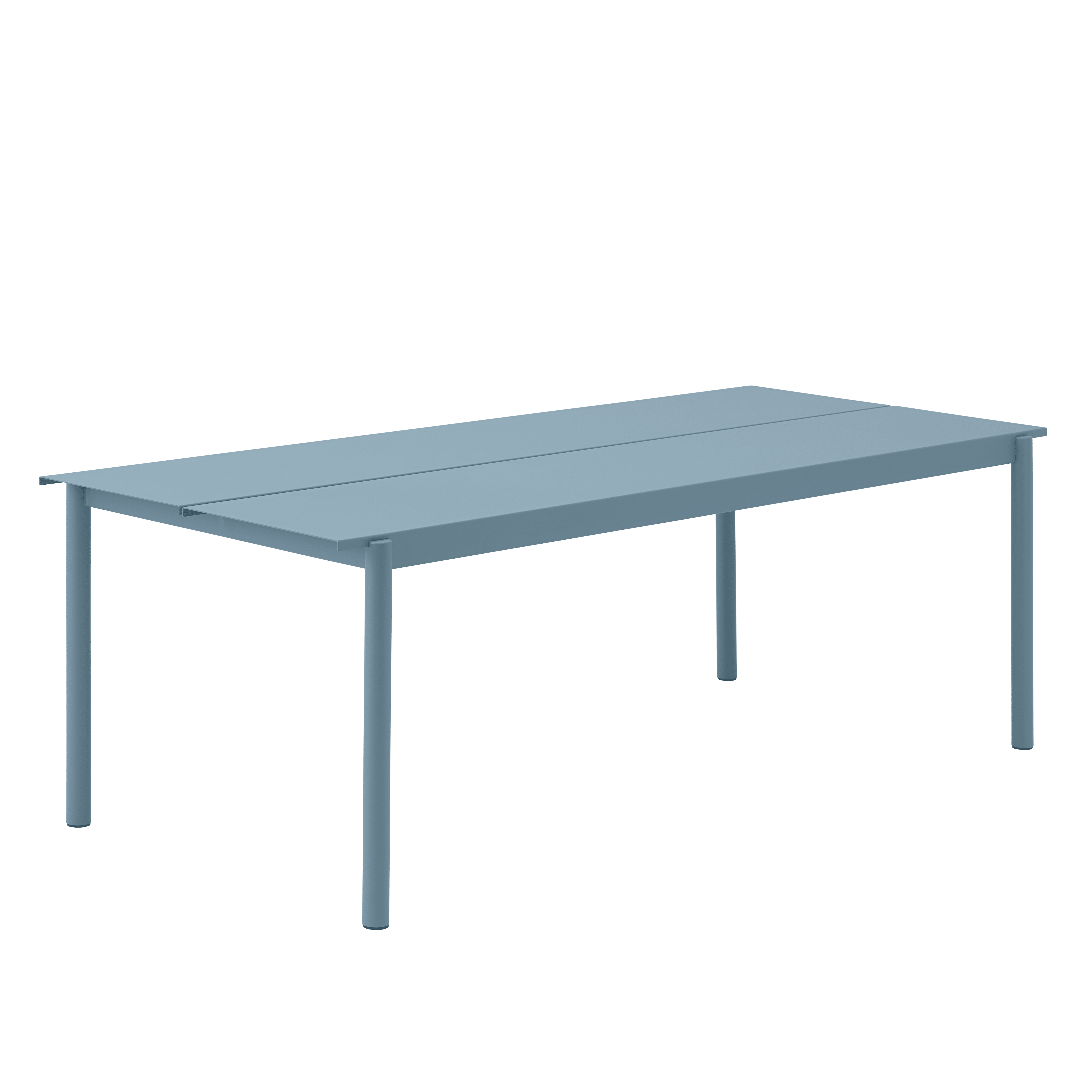 LINEAR Outdoor Table Blue Steel