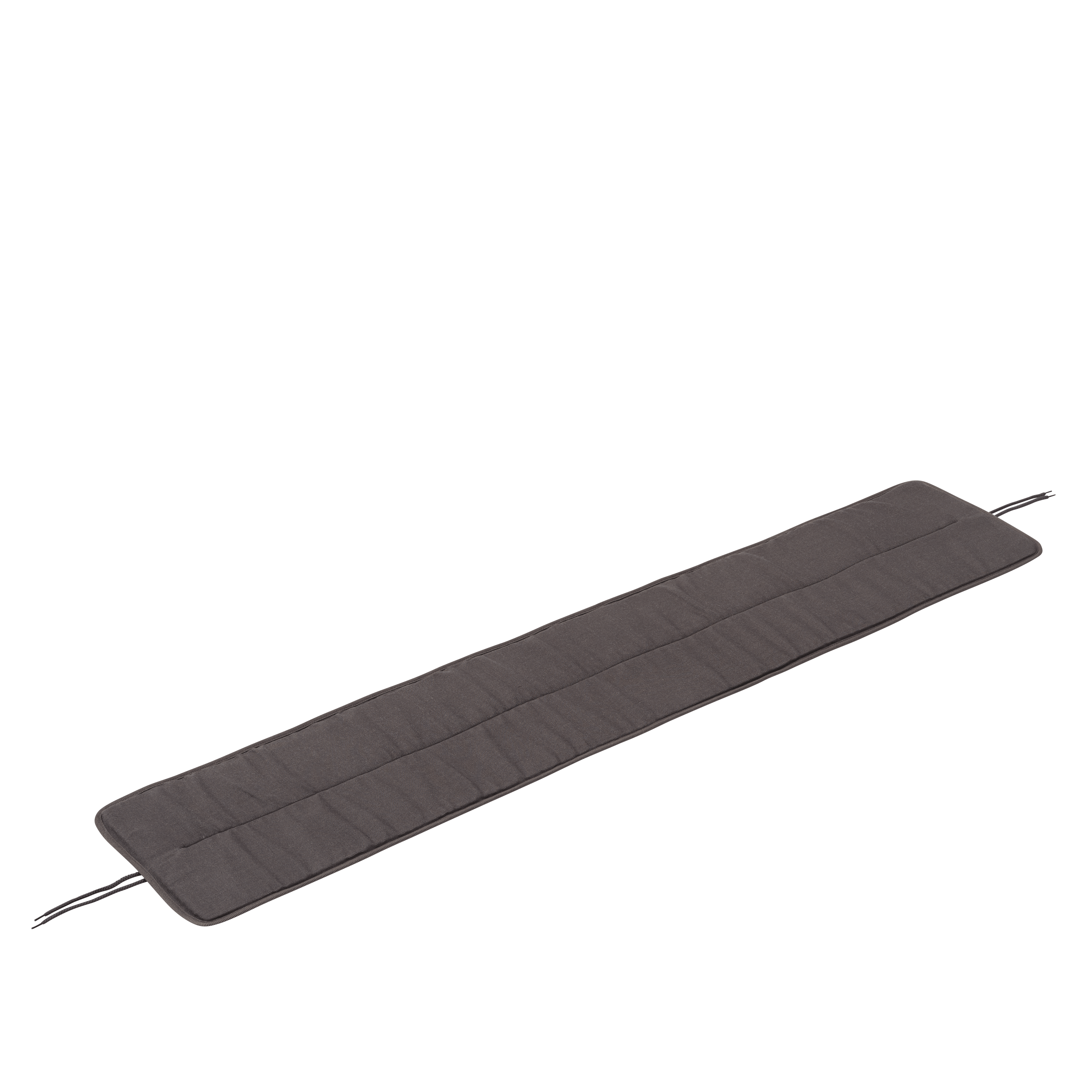 LINEAR Dark Green Steel Outdoor Bench
