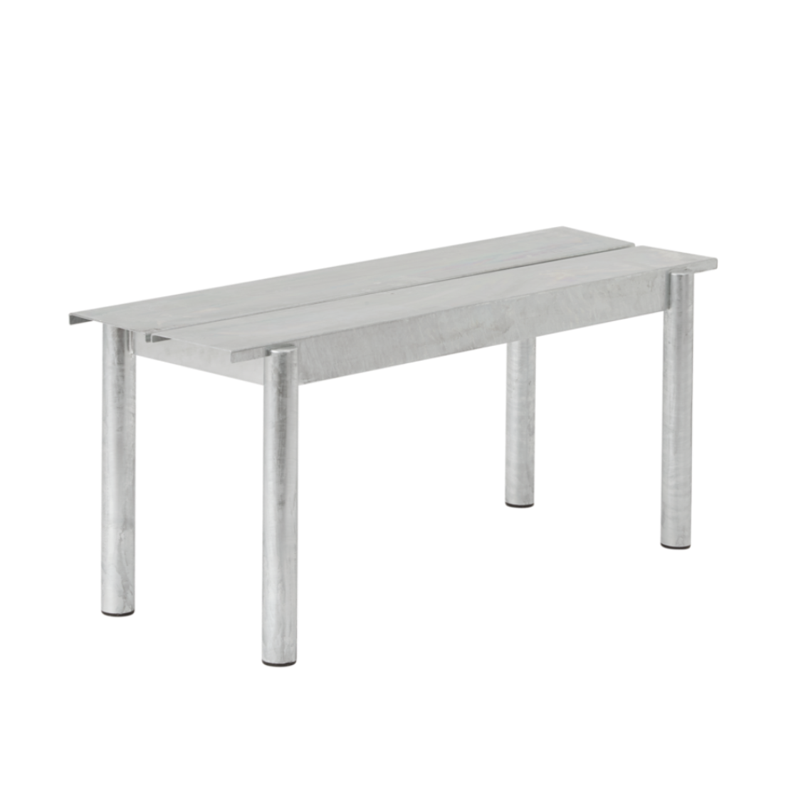 Bänke für den Außenbereich LINEAR verzinkter Stahl