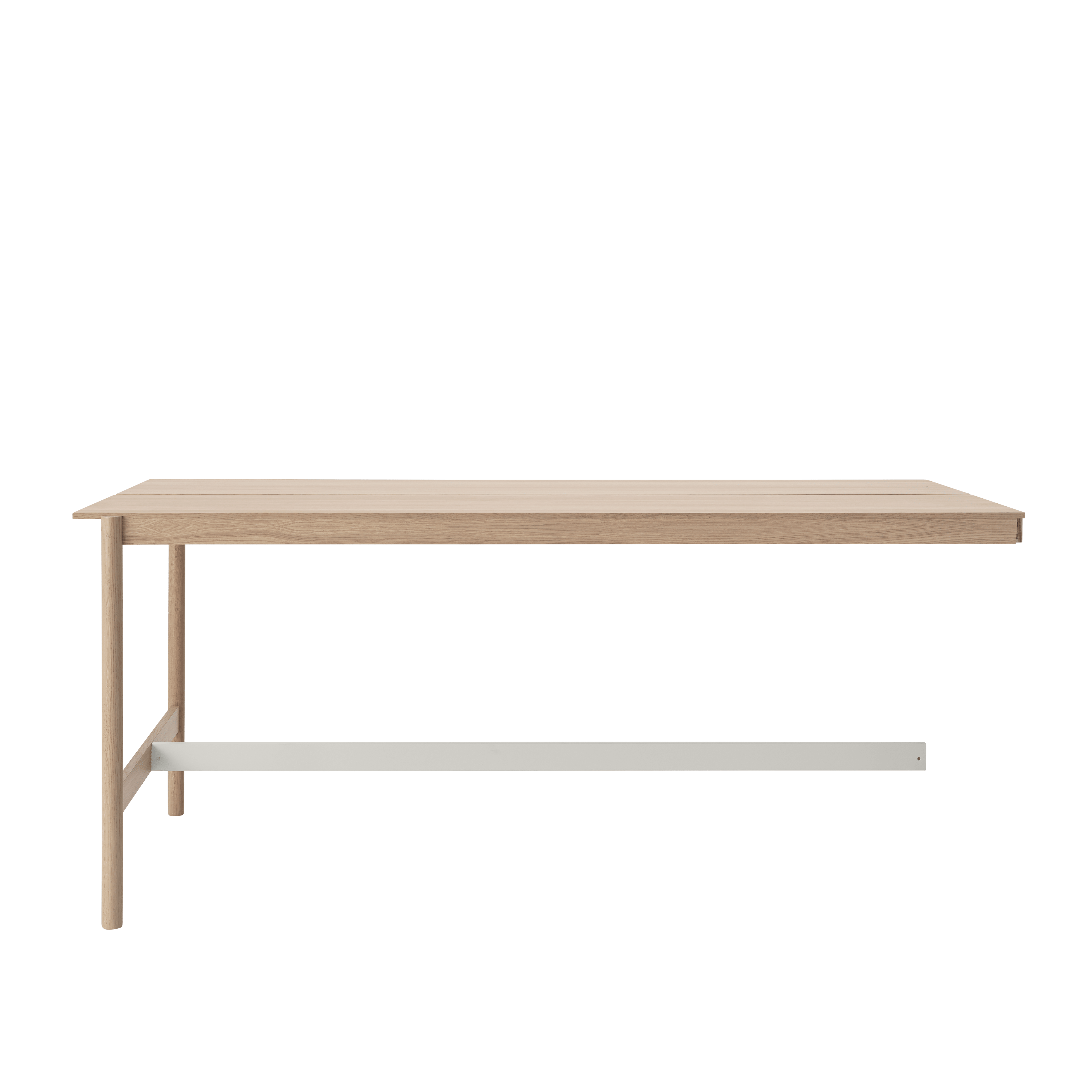 LINEAR SYSTEM HIGH Office Desk - Configuration 2, Oak Veneer