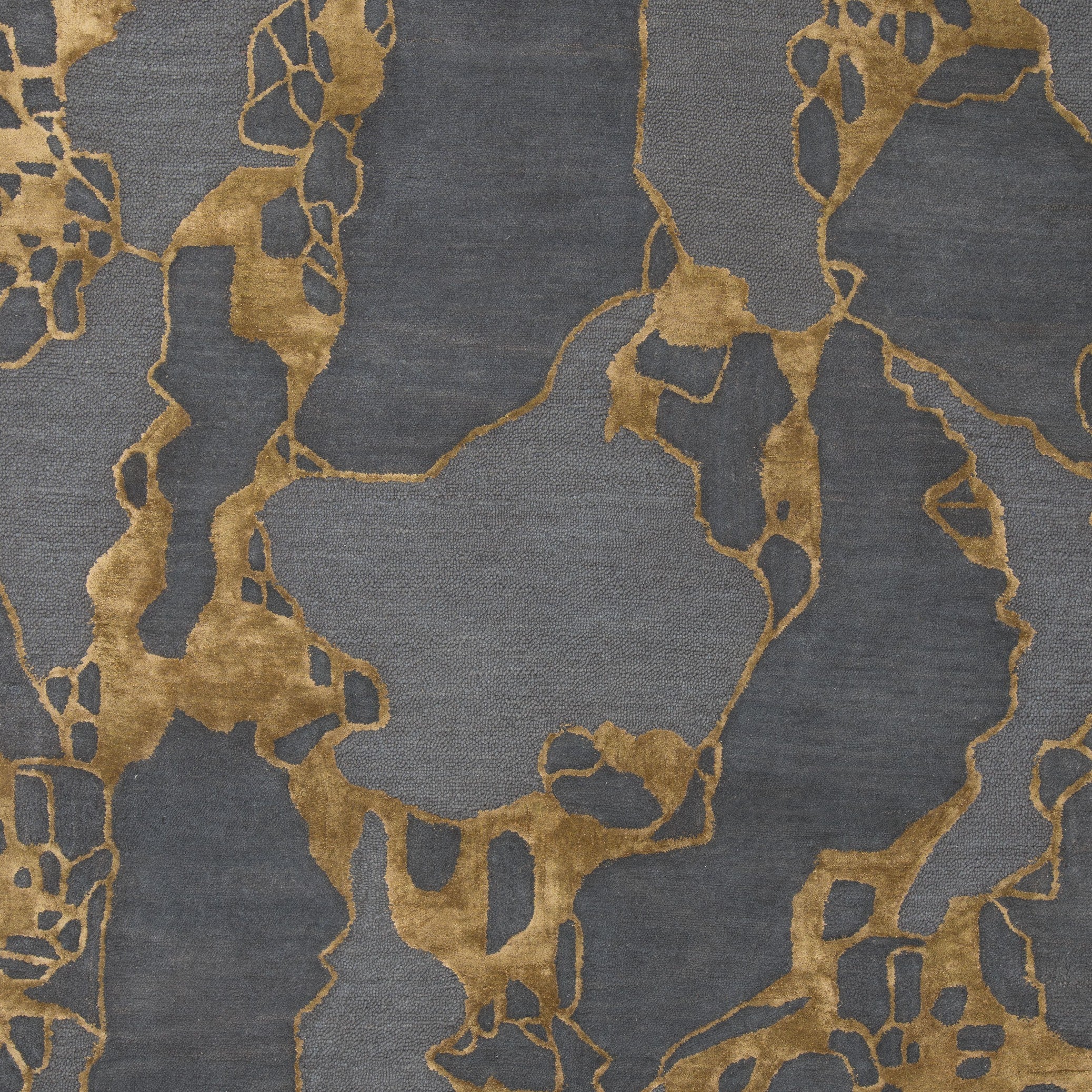 Teppich ARCO grau mit Ocker