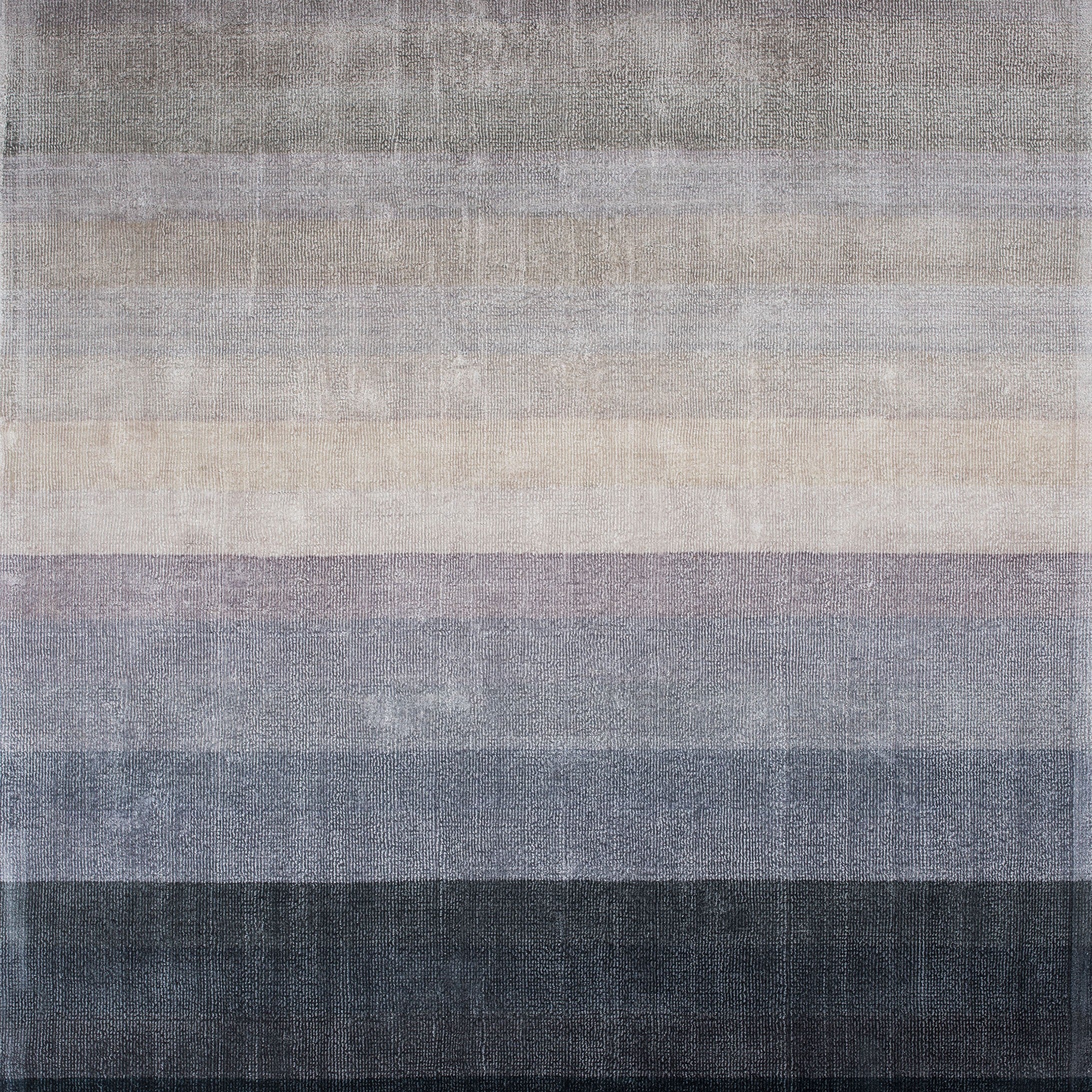 Teppich KOMBINIERUNG marineblau mit grau