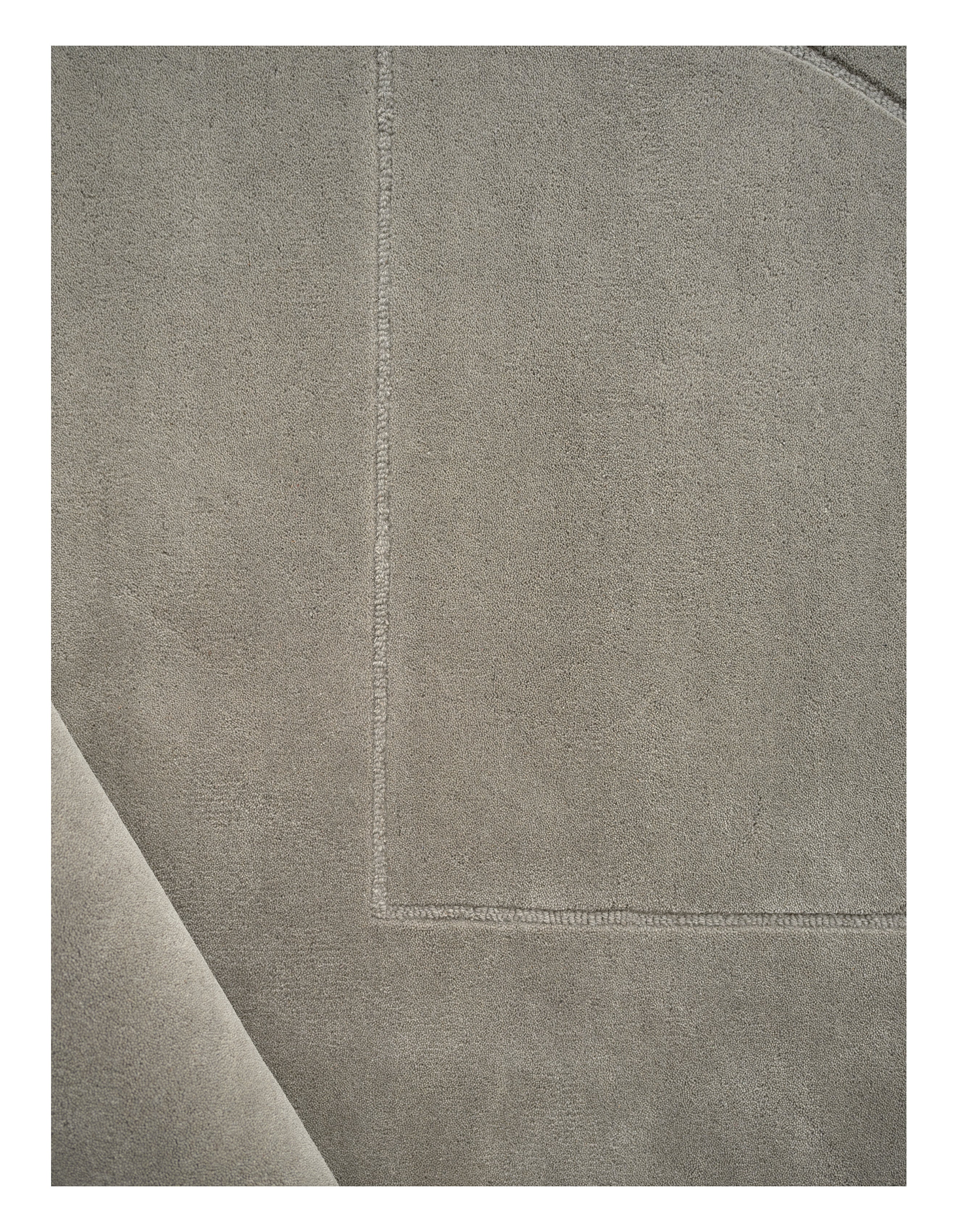 Linie -Teppich -Gedicht grau