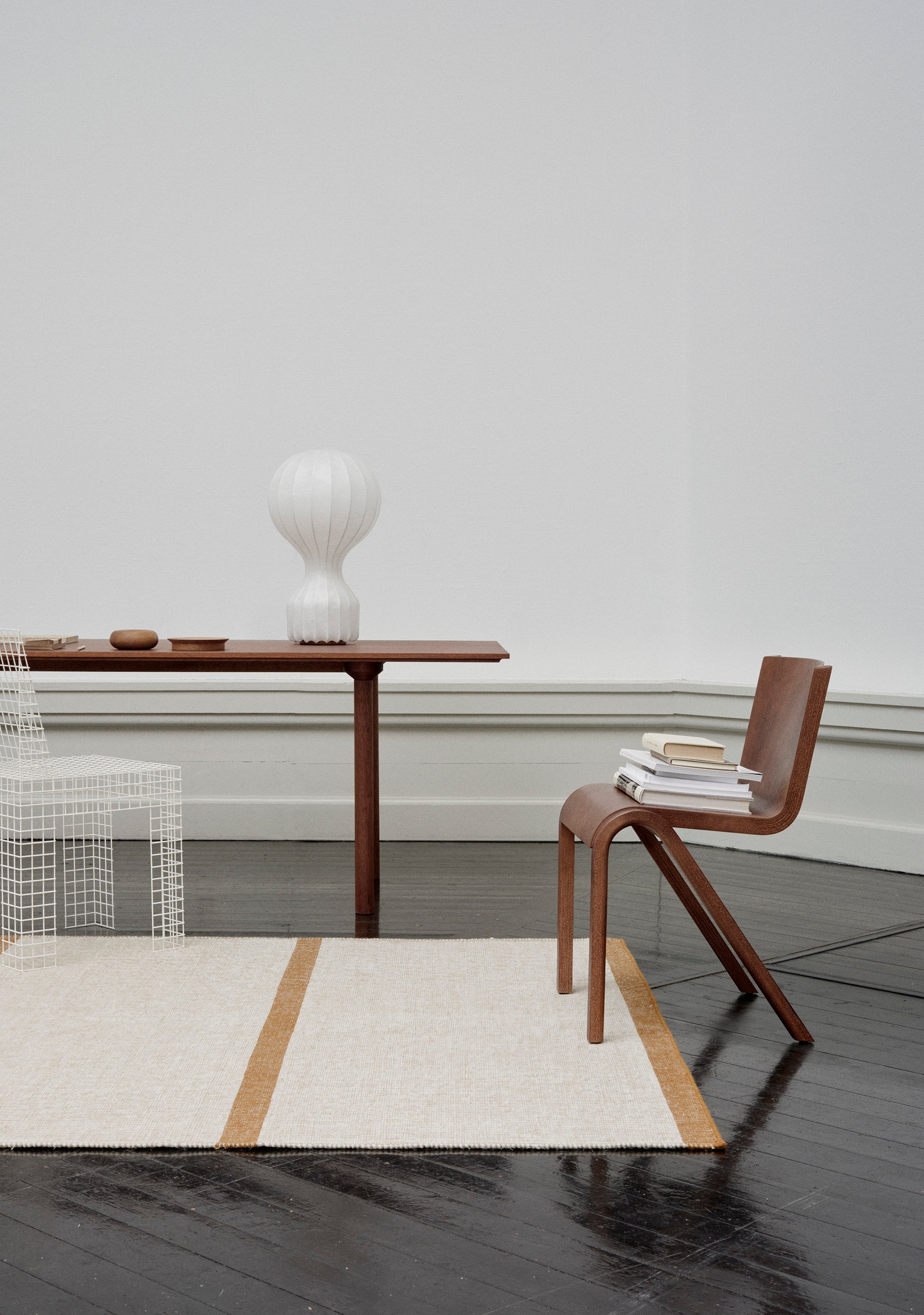 Teppich RAPALLO beige mit Senfgelb