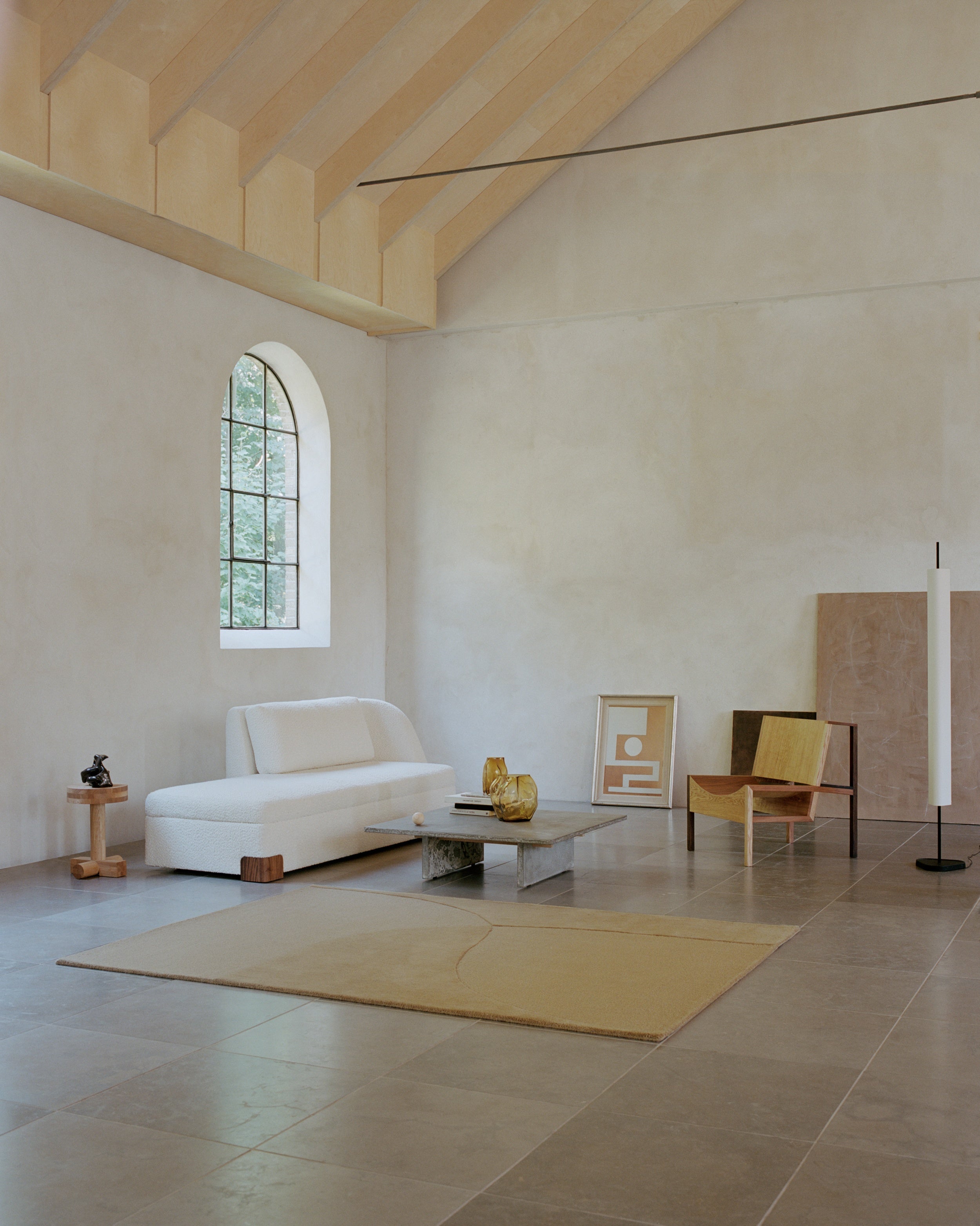 Split Plains Teppich Senf