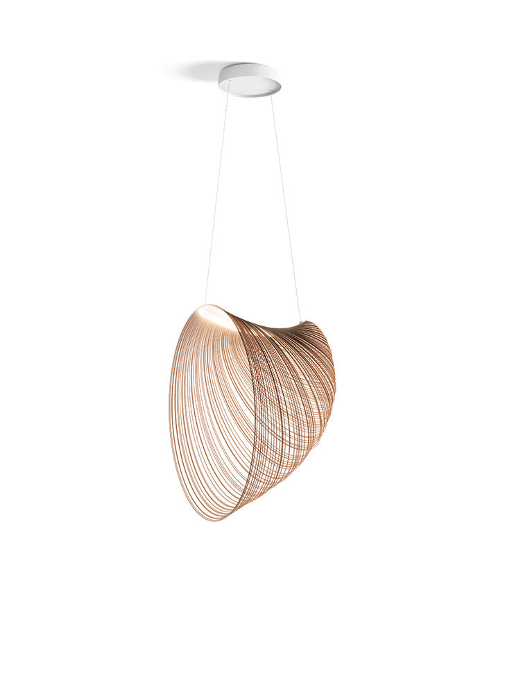 ILLAN pendant lamp wooden shade